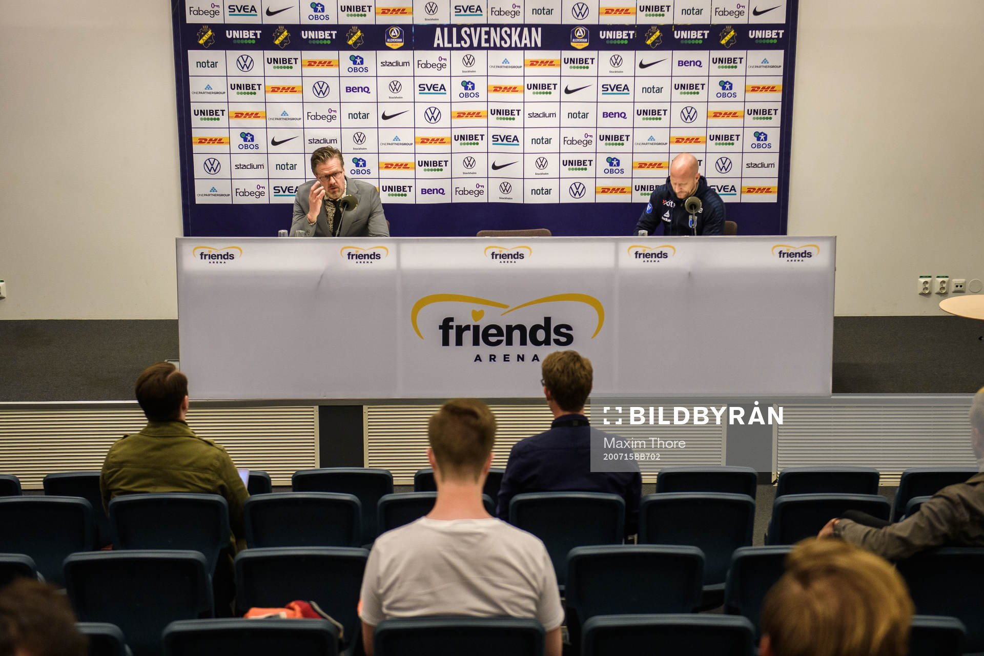s tränare Rikard Norling och Sirius tränare Henrik