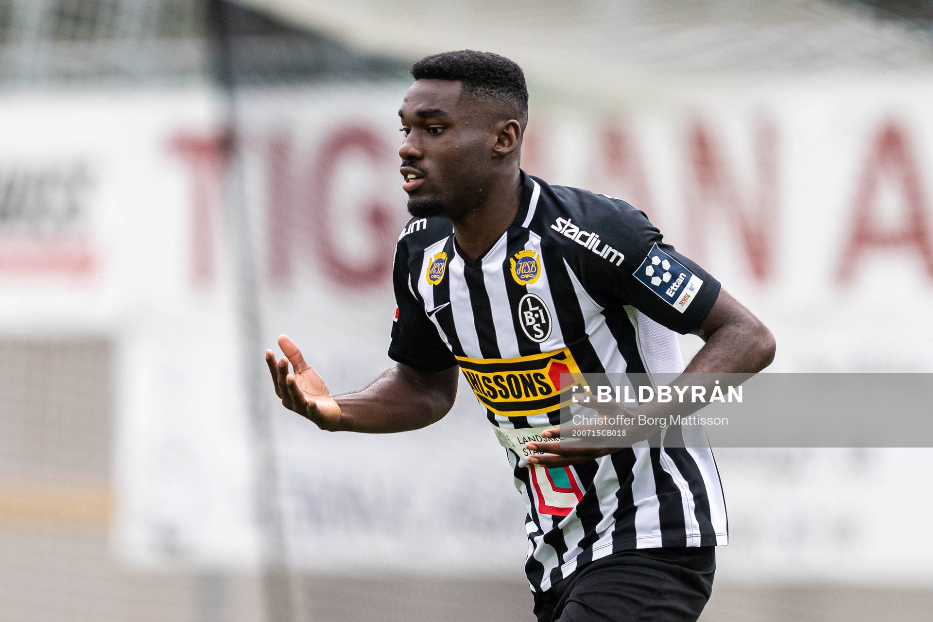 Landskronas Patrick Nwadike deppar