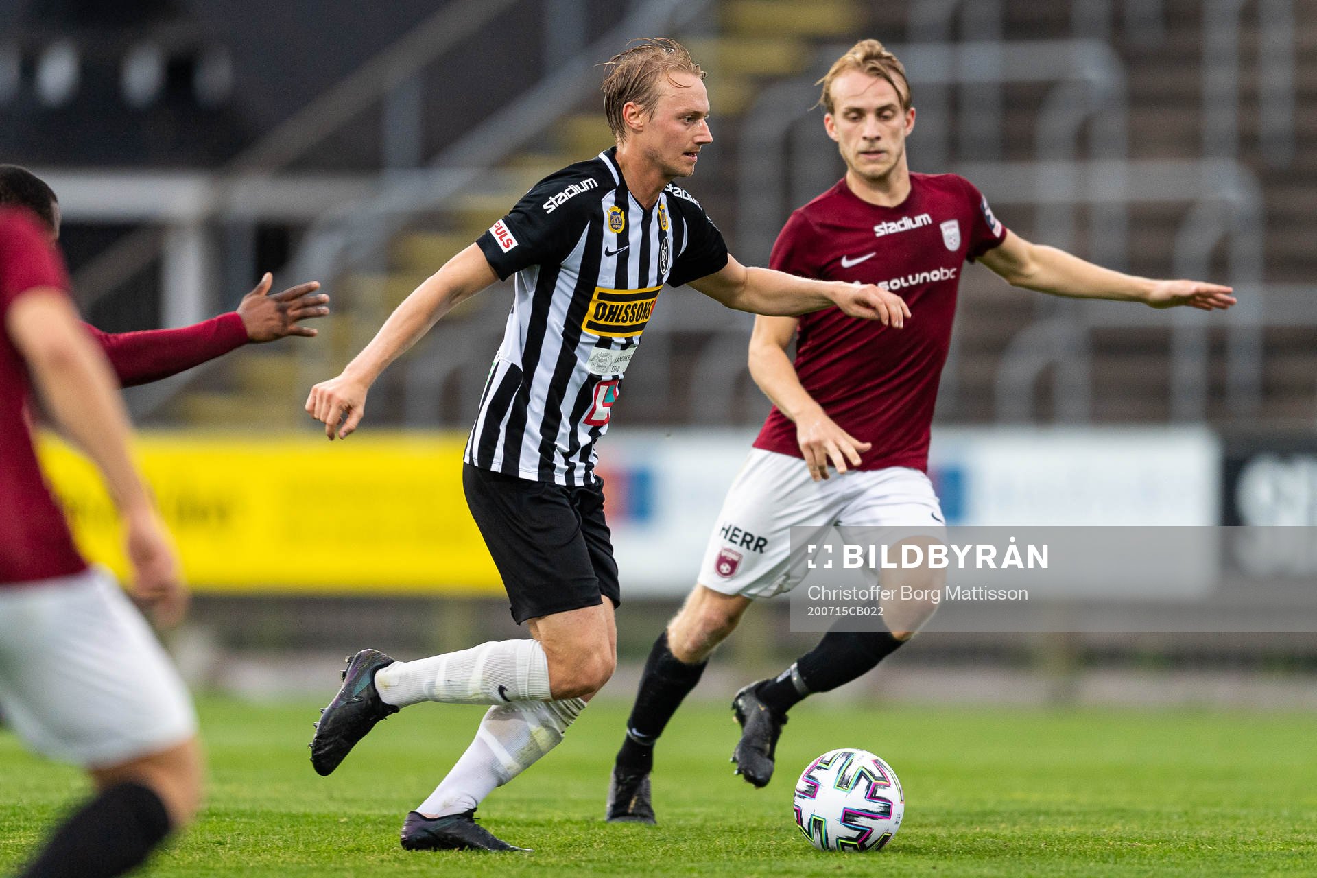 Landskronas Måns Ekvall och Qvidings Noa Bernhardtz