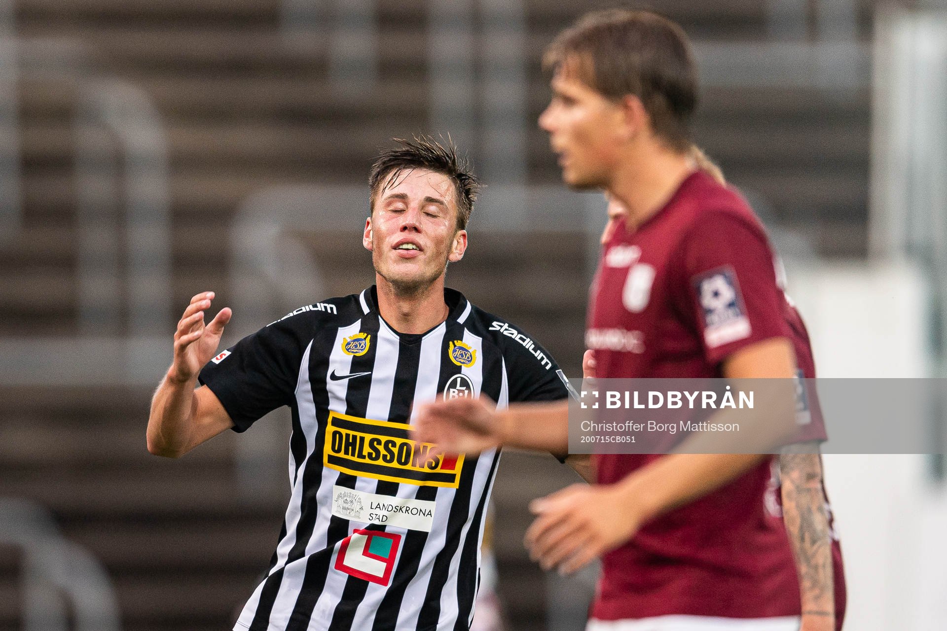 Landskronas Filip Olsson deppar