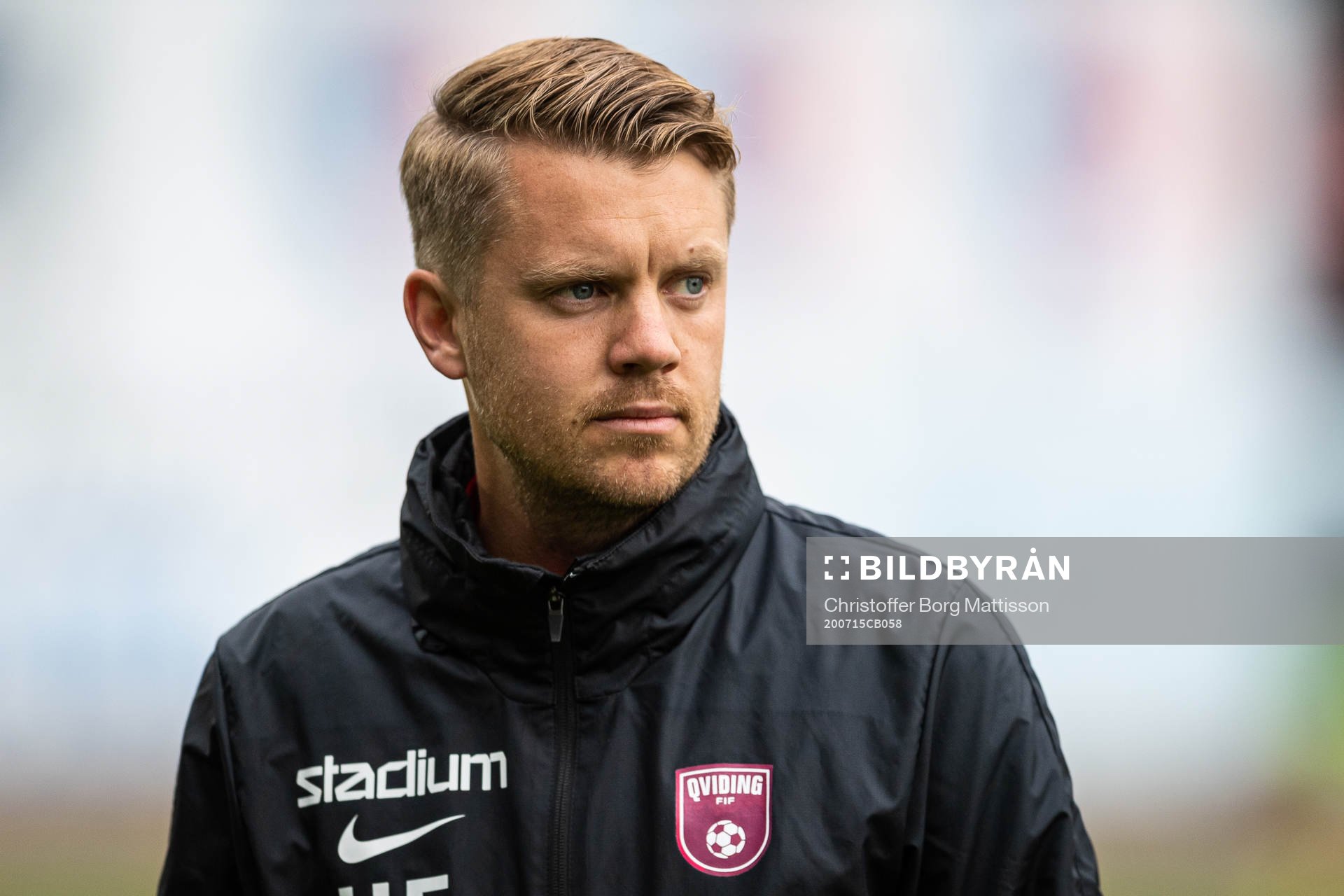 Qvidings tränare Henrik Fridolvsson