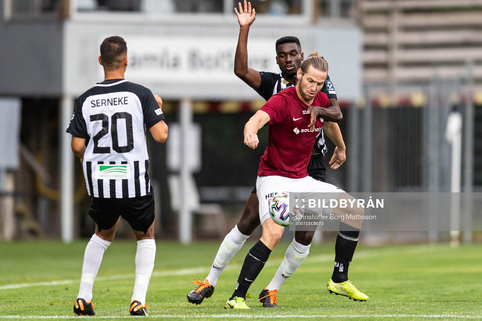 Qvidings Daniel Tidstrand mot Landskronas Sumar Almadjed