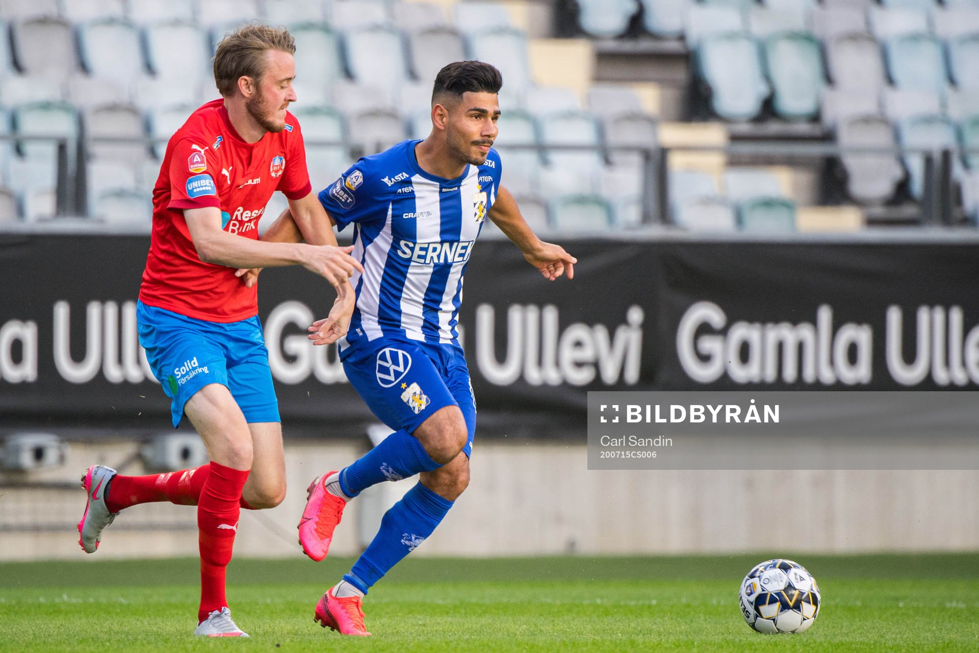 Helsingborgs Rasmus Jönsson och IFK Göteborgs Hosam Aiesh
