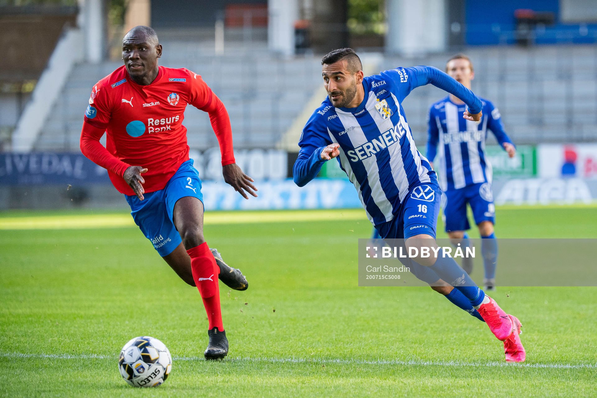 Helsingborgs Ravy Tsouka Dozi och IFK Göteborgs Sargon