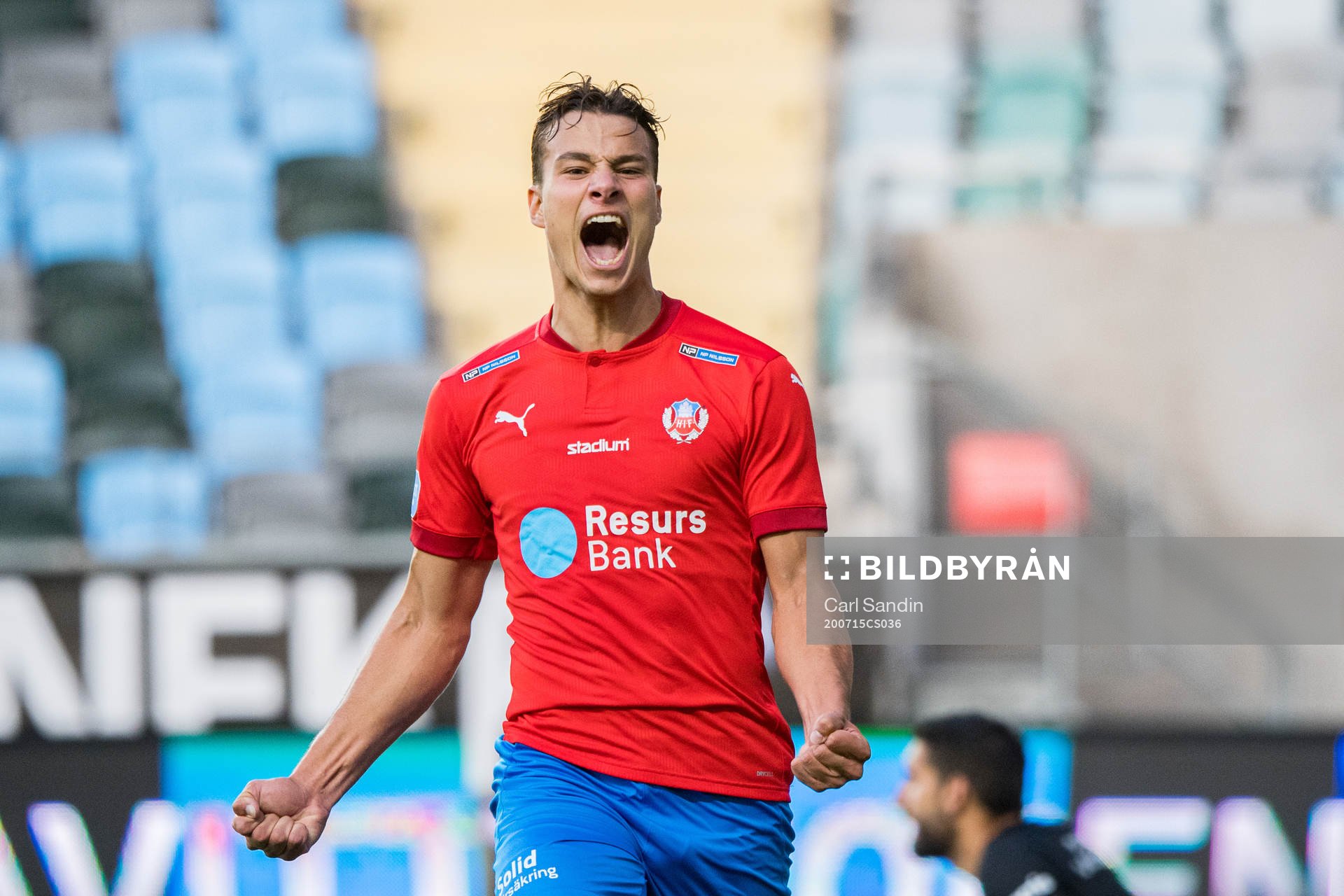 Helsingborgs Assad Al Hamlawi jublar