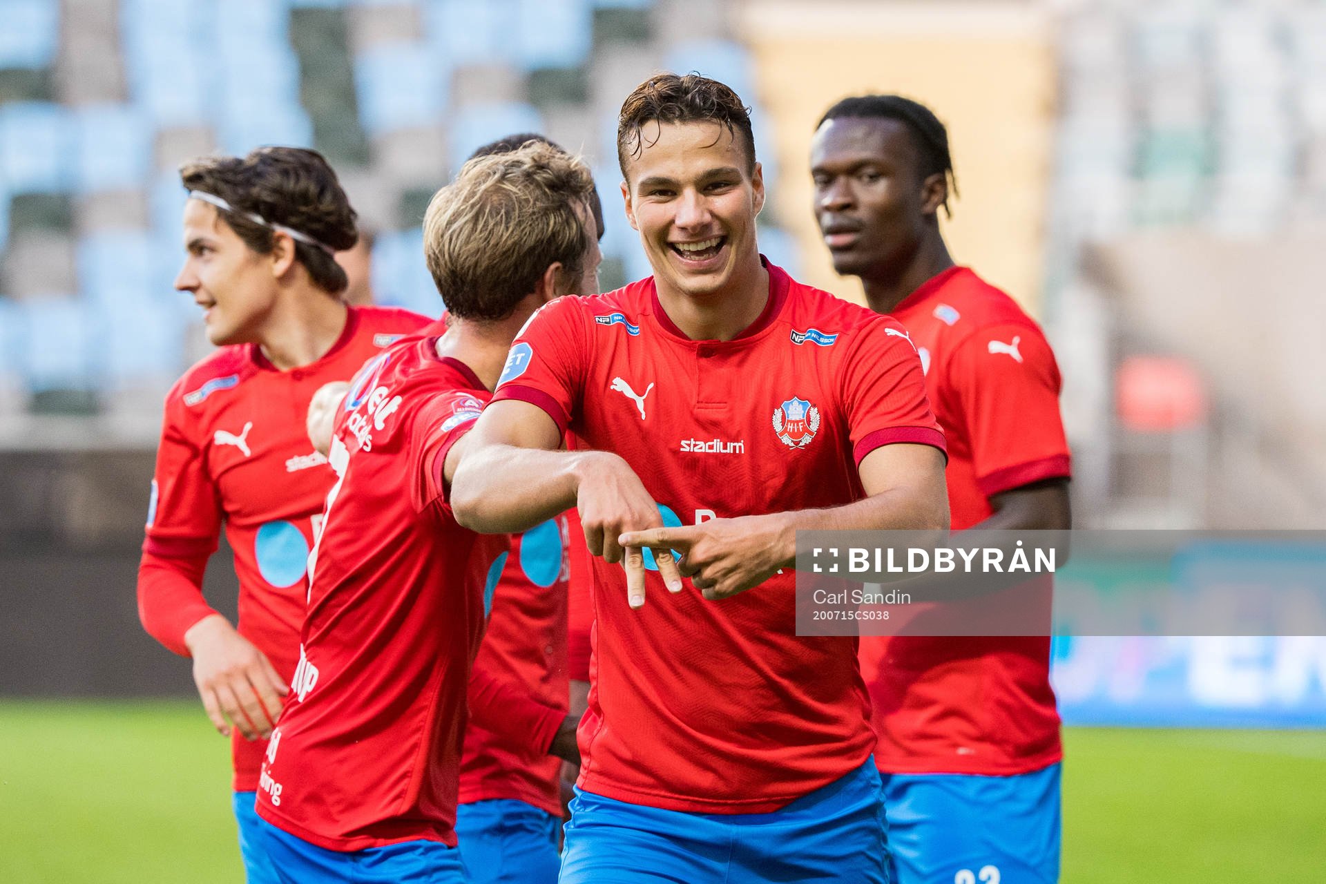 Helsingborgs Assad Al Hamlawi jublar