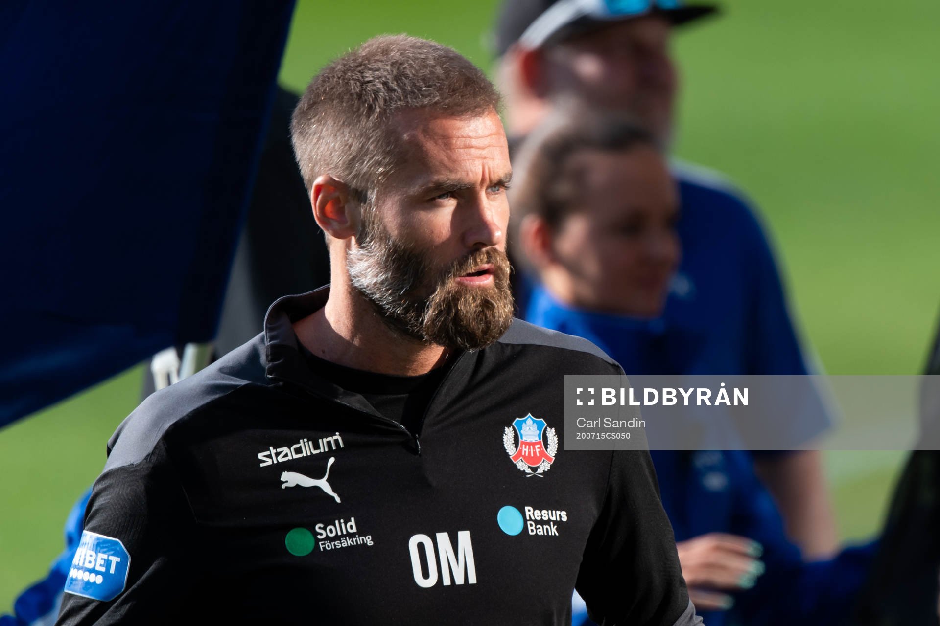 Helsingborgs tränare Olof Mellberg