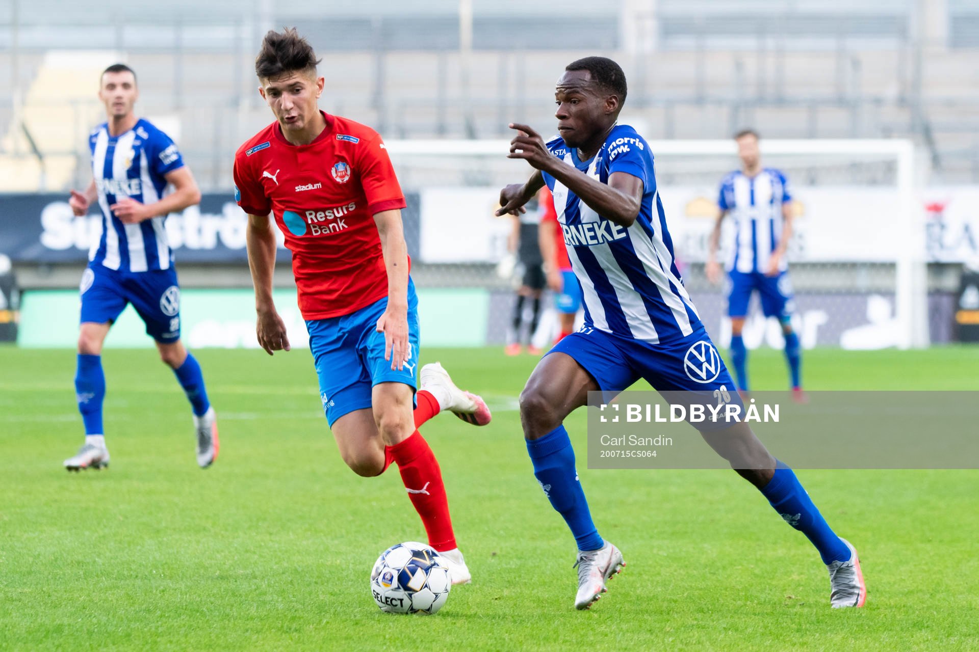 Helsingborgs Armin Gigovic och IFK Göteborgs Alhassan