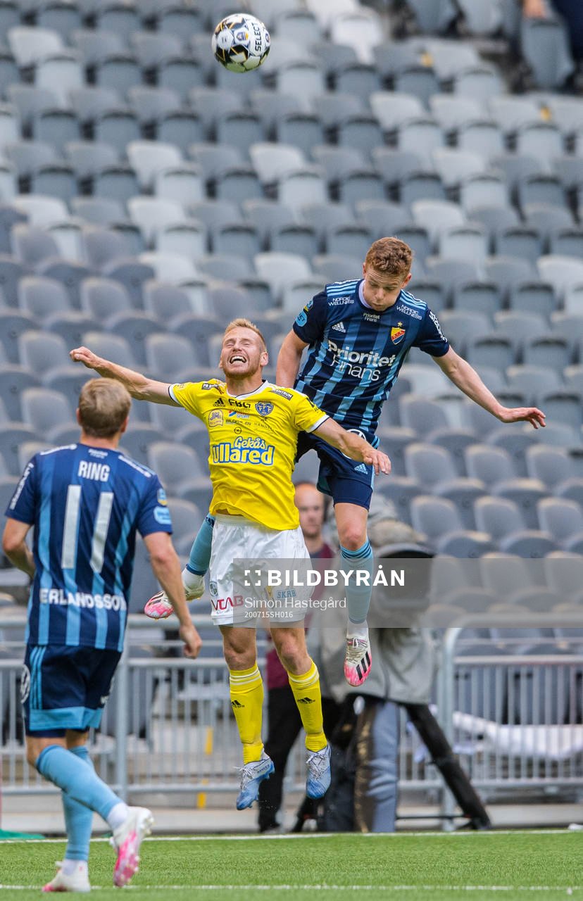 Falkenbergs Tobias Englund och Djurgårdens Aslak Witry