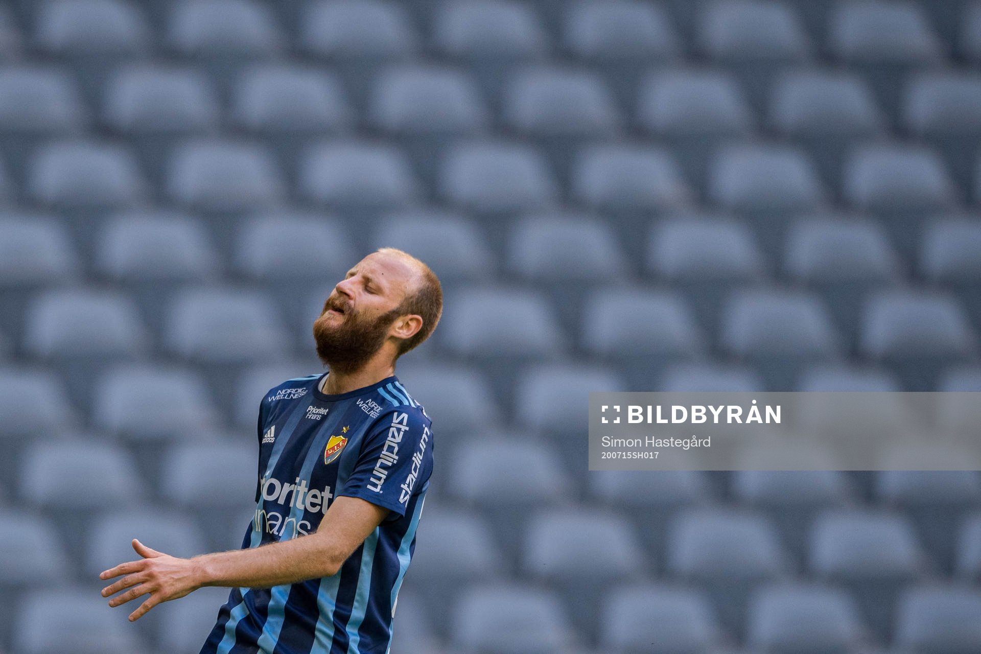 Djurgårdens Curtis Edwards deppar