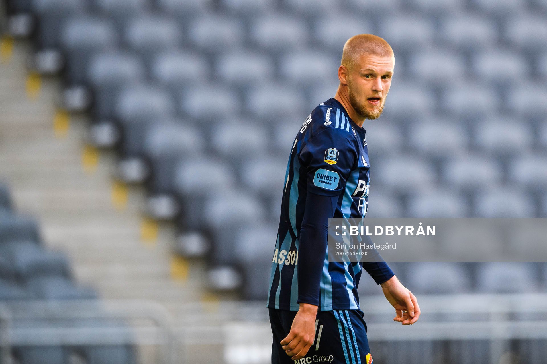 Djurgårdens Kalle Holmberg deppar