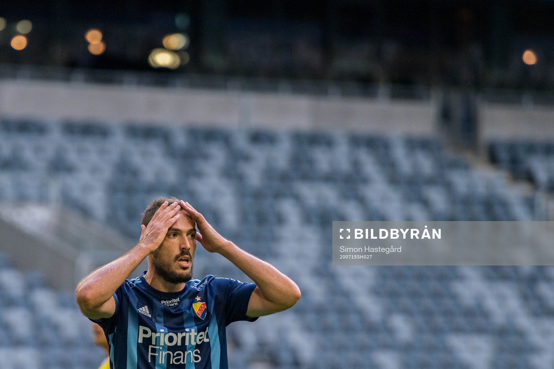 Djurgårdens Emir Kujovic deppar