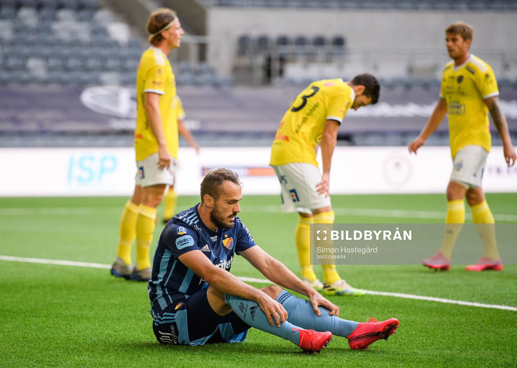 Djurgårdens Emir Kujovic deppar