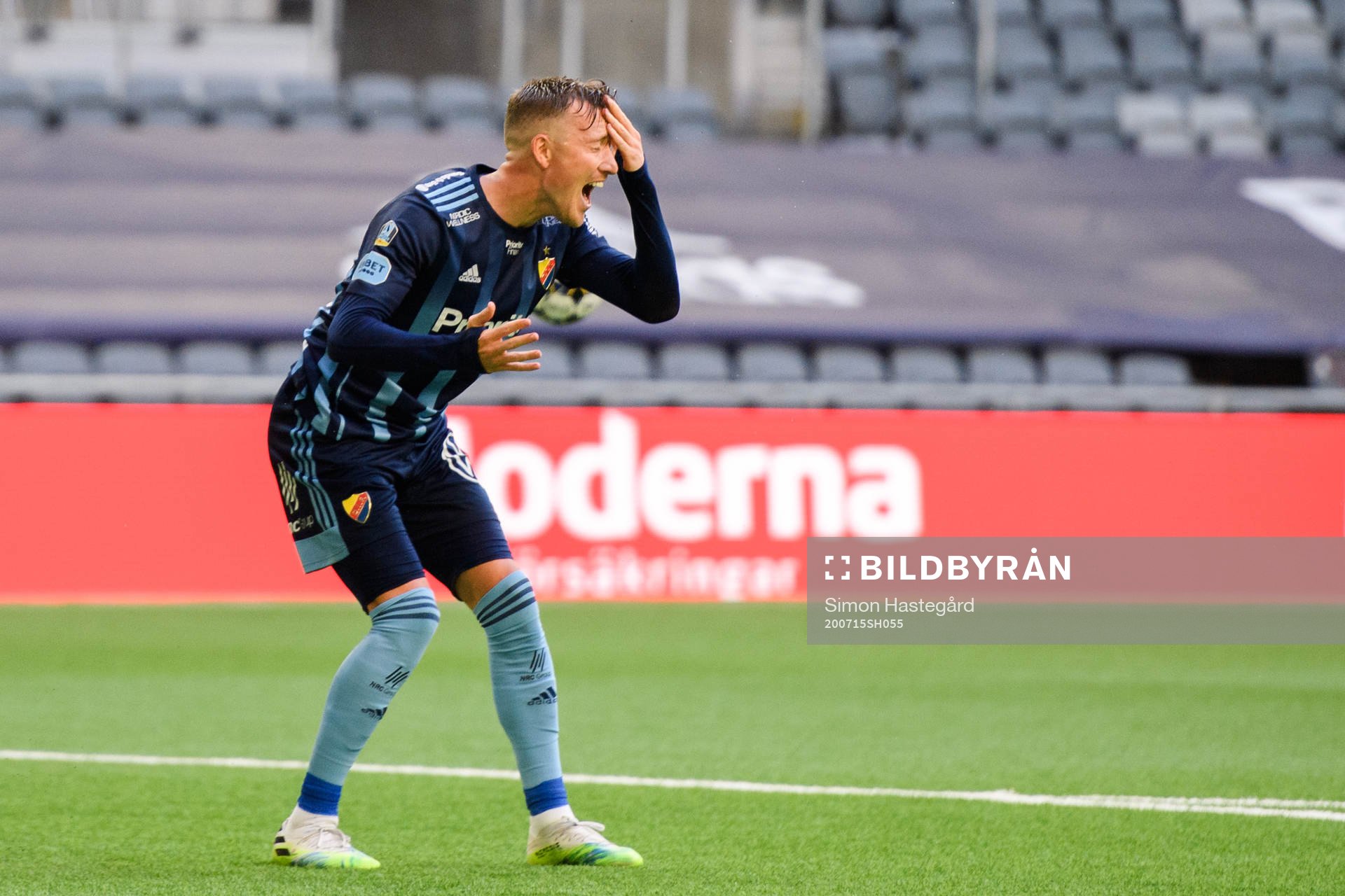 Djurgårdens Fredrik Ulvestad har ont