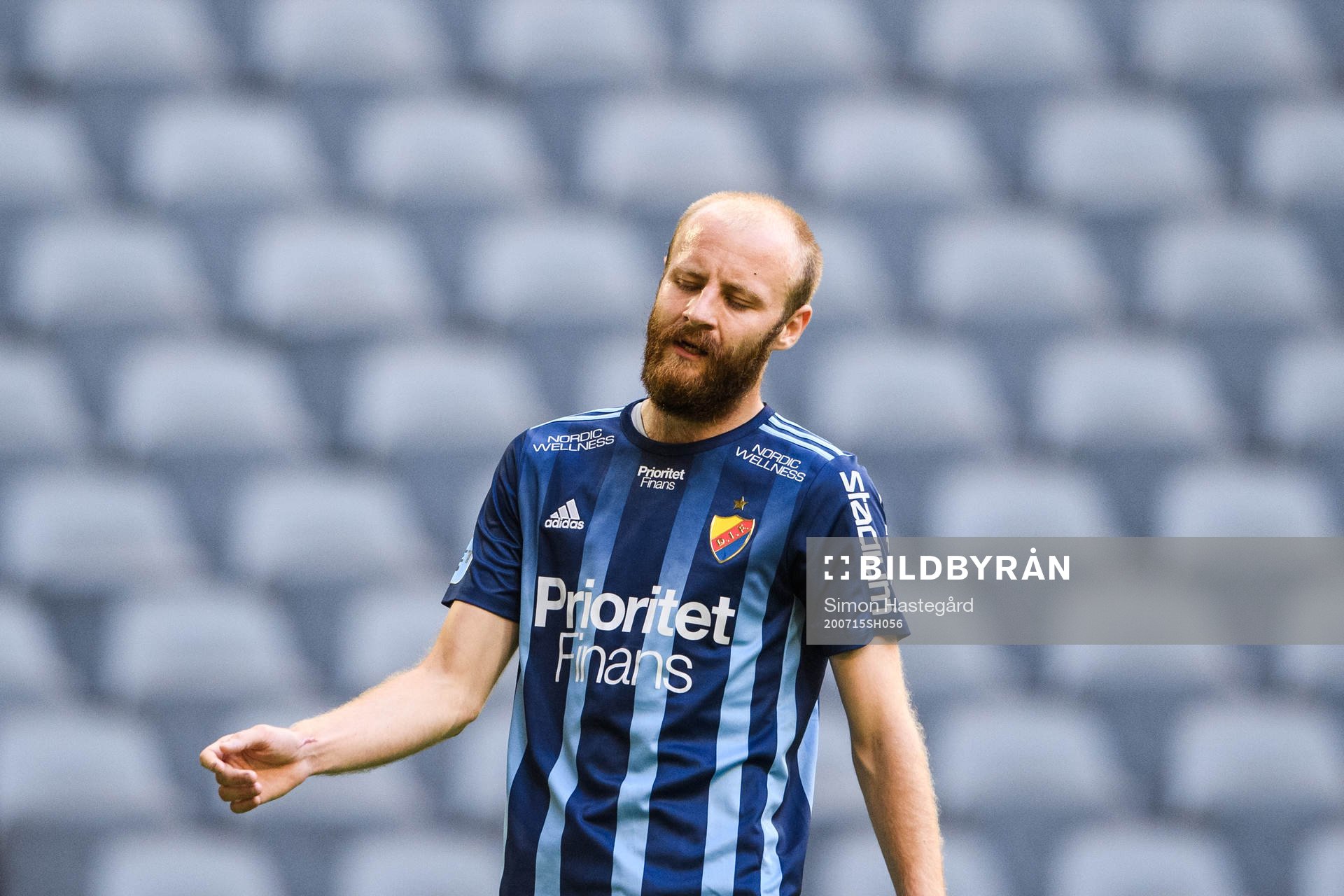 Djurgårdens Curtis Edwards deppar
