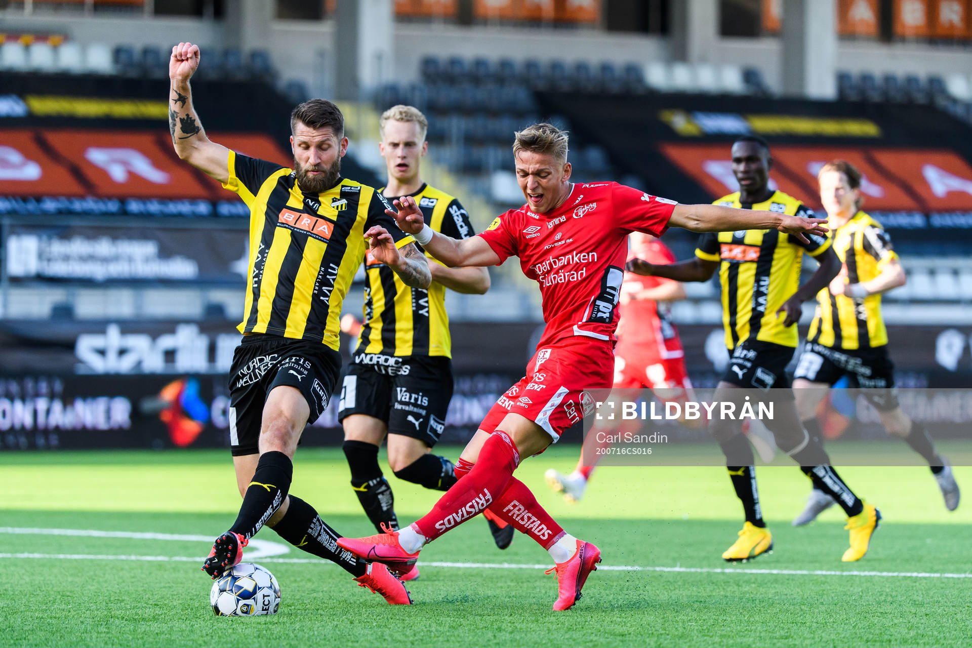 Häckens Joona Toivio och Elfsborgs Jesper Karlsson