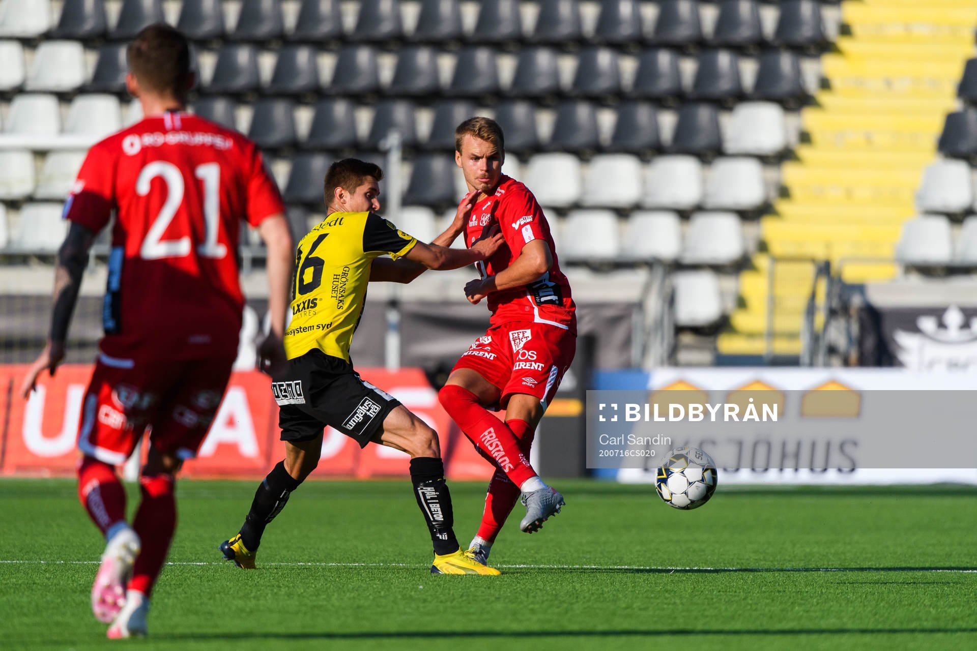 Häckens Leo Bengtsson och Elfsborgs Gustav Henriksson