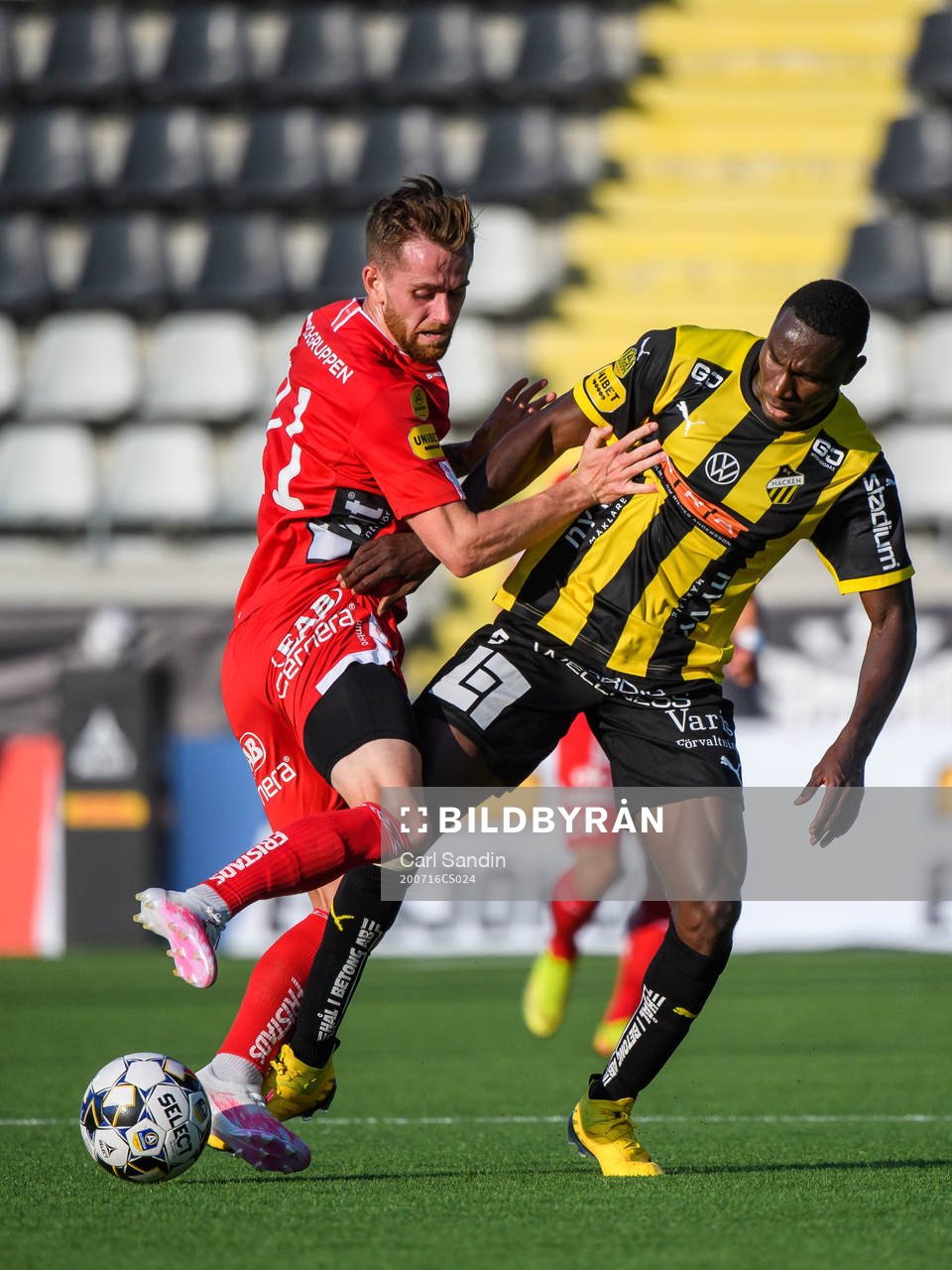 Elfsborgs Rasmus Alm och Häckens Godswill Ekpolo