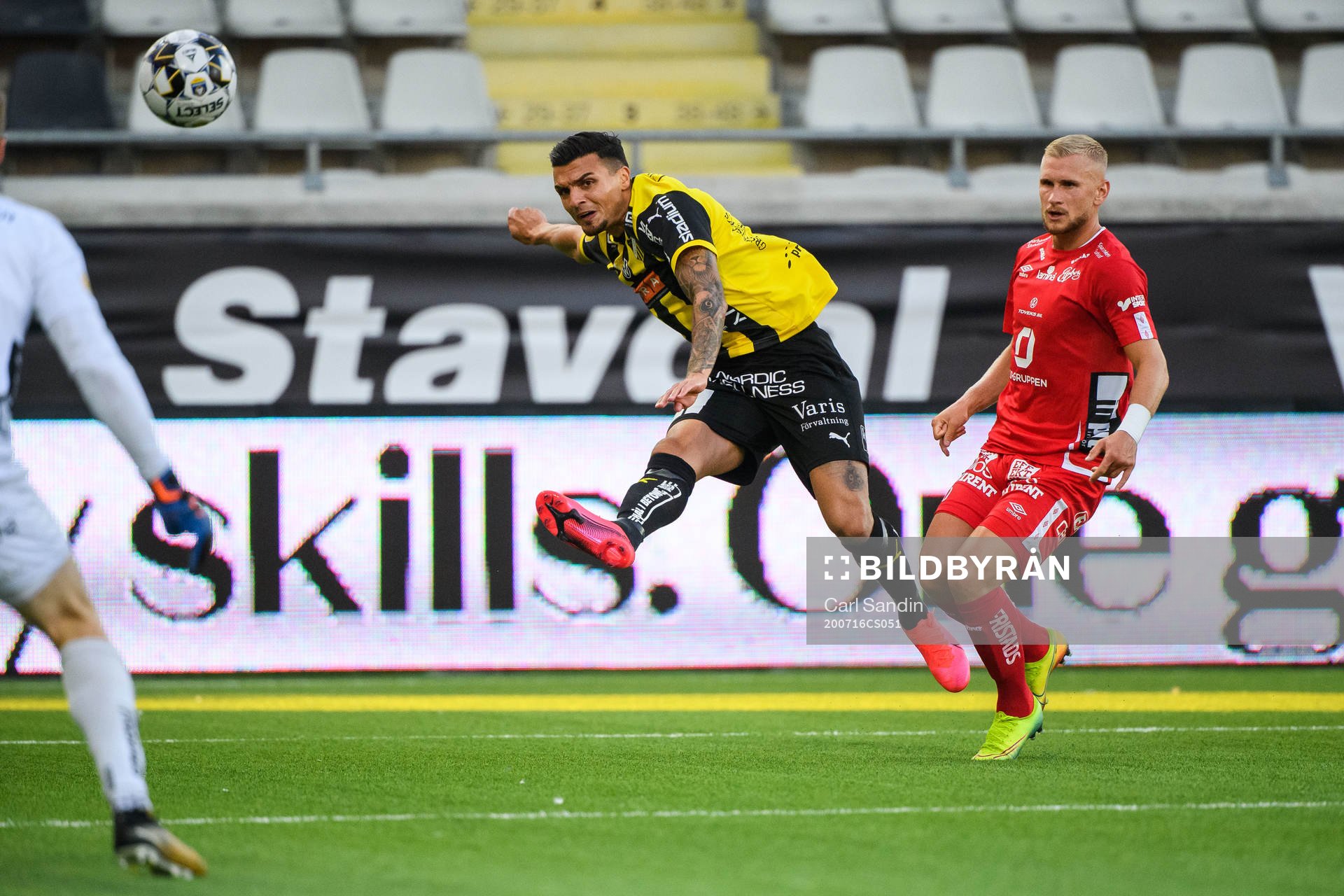 Häckens Ahmed Yasin och Elfsborgs Simon Strand