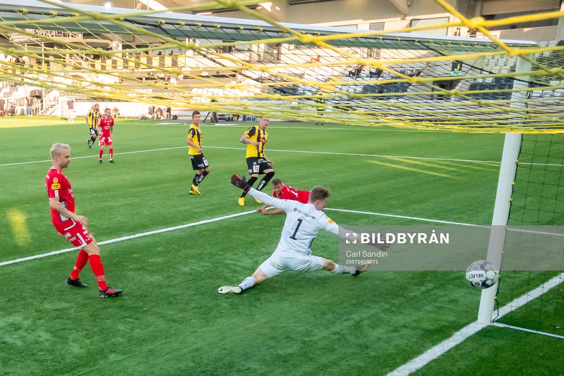 Häckens Alexander Söderlund gör 3-0 bakom Elfsborgs