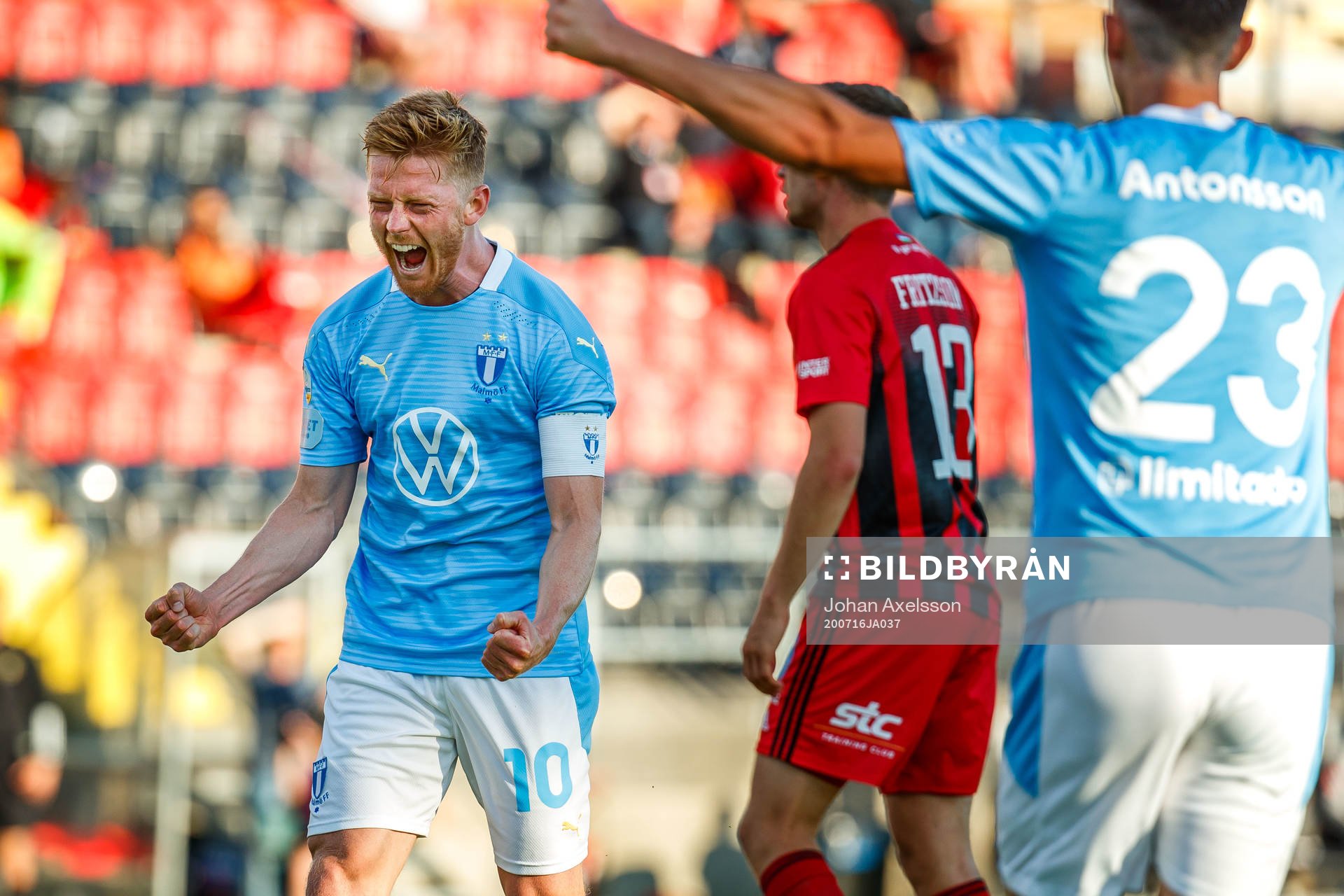 Malmö FFs Anders Christiansen jublar