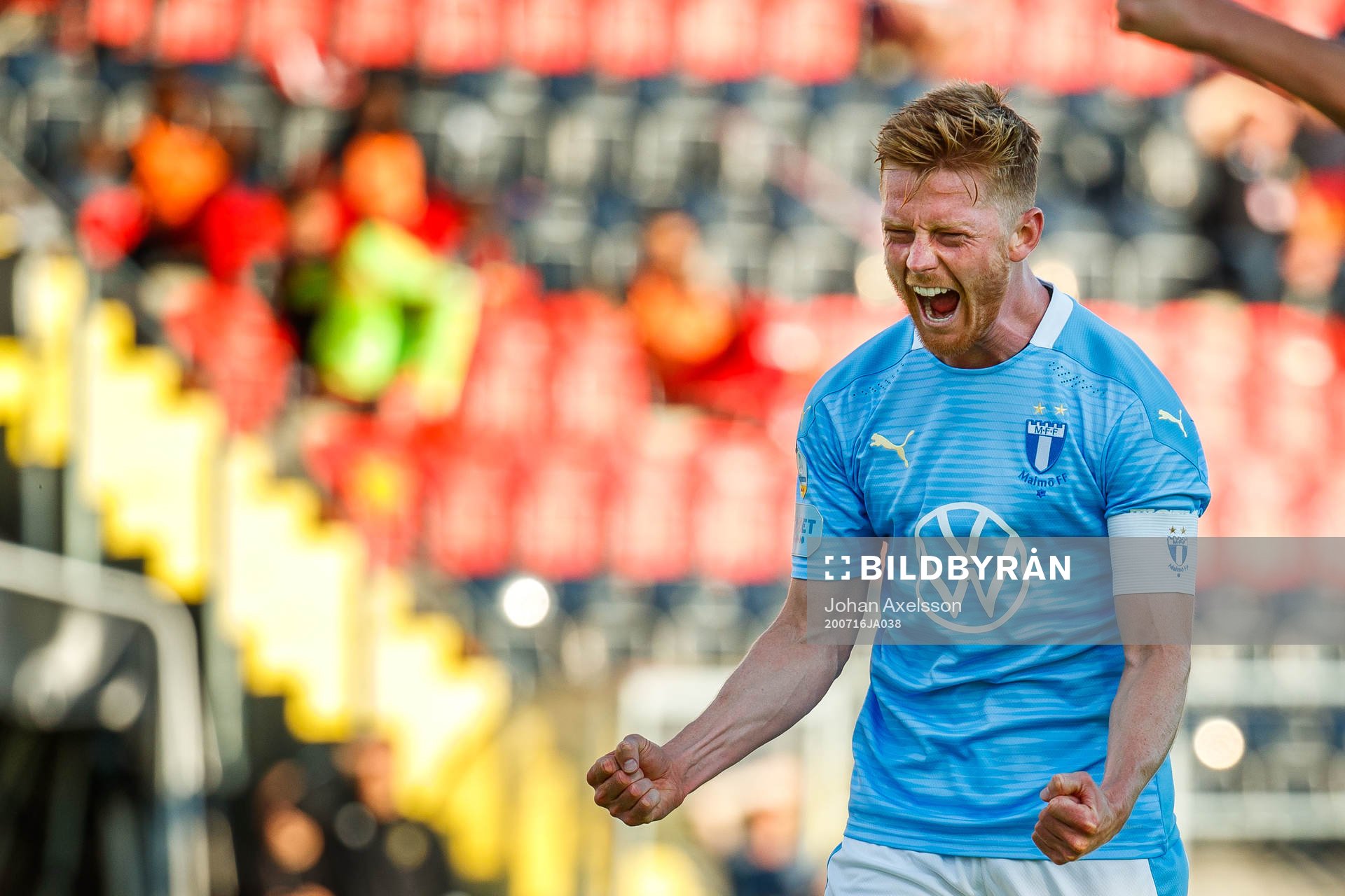 Malmö FFs Anders Christiansen jublar