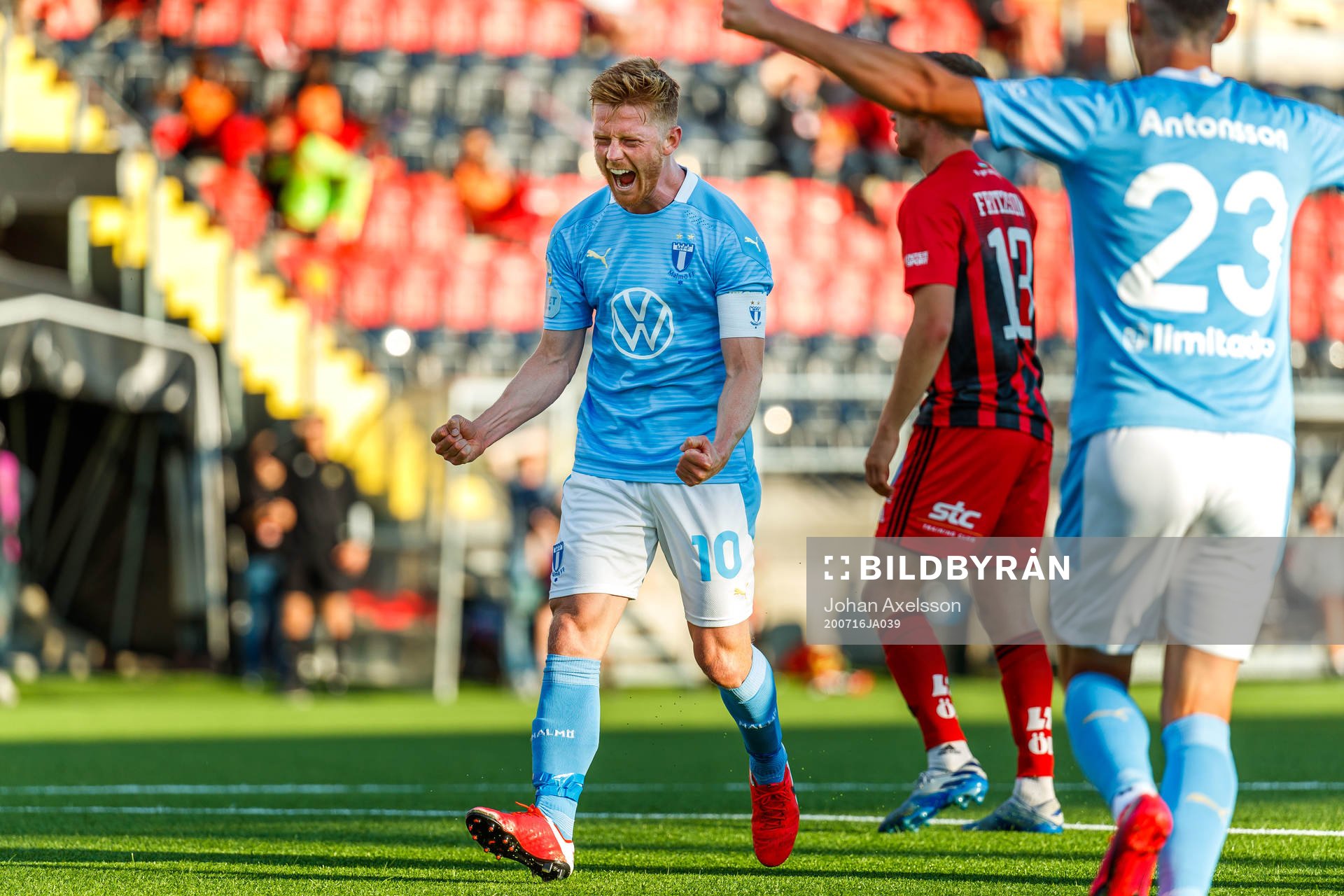 Malmö FFs Anders Christiansen jublar