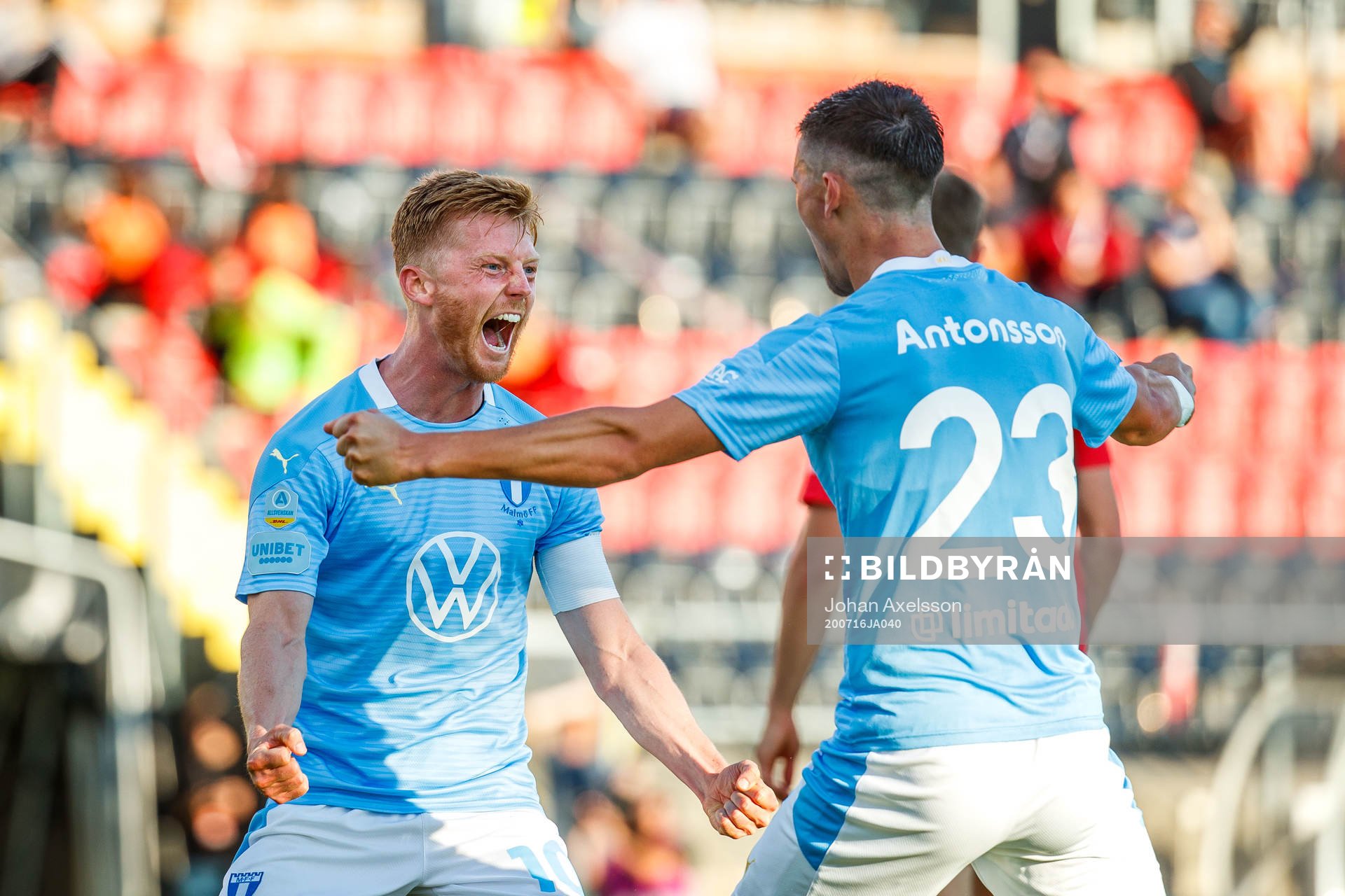 Malmö FFs Anders Christiansen jublar