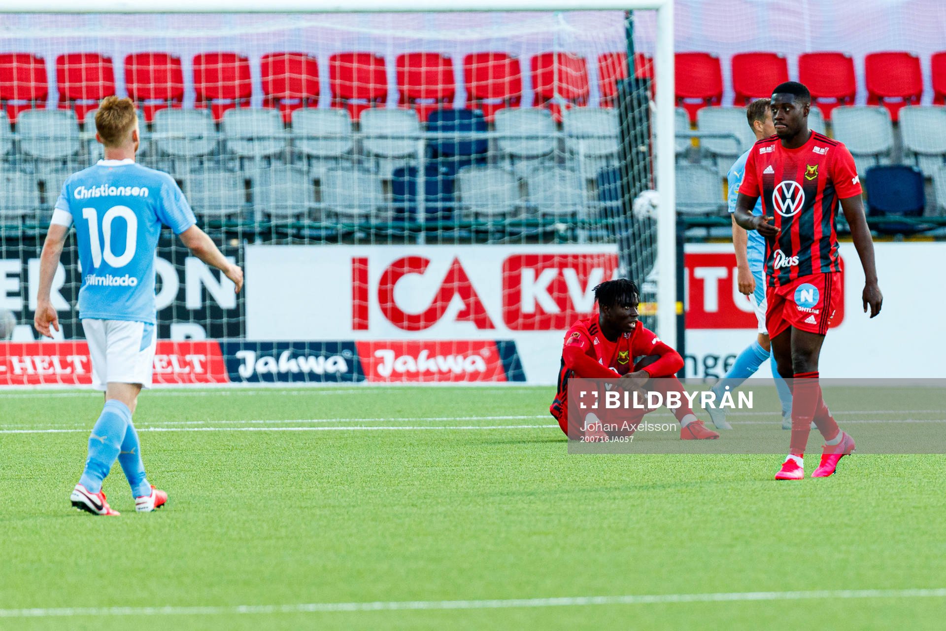 Östersunds Jordan Attah Kadiri  deppar