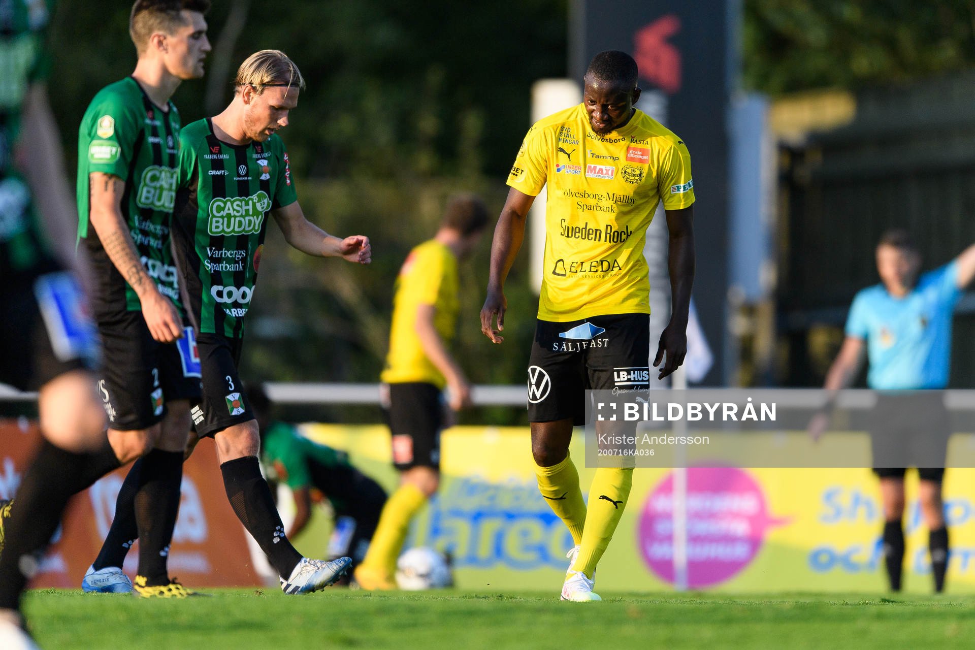 Mjällbys Moses Ogbu deppar