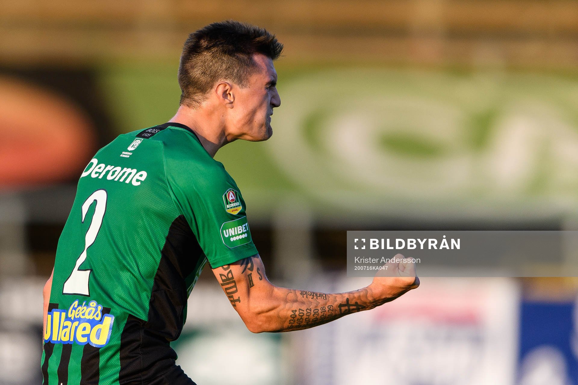 Varbergs Jon Birkfeldt jublar