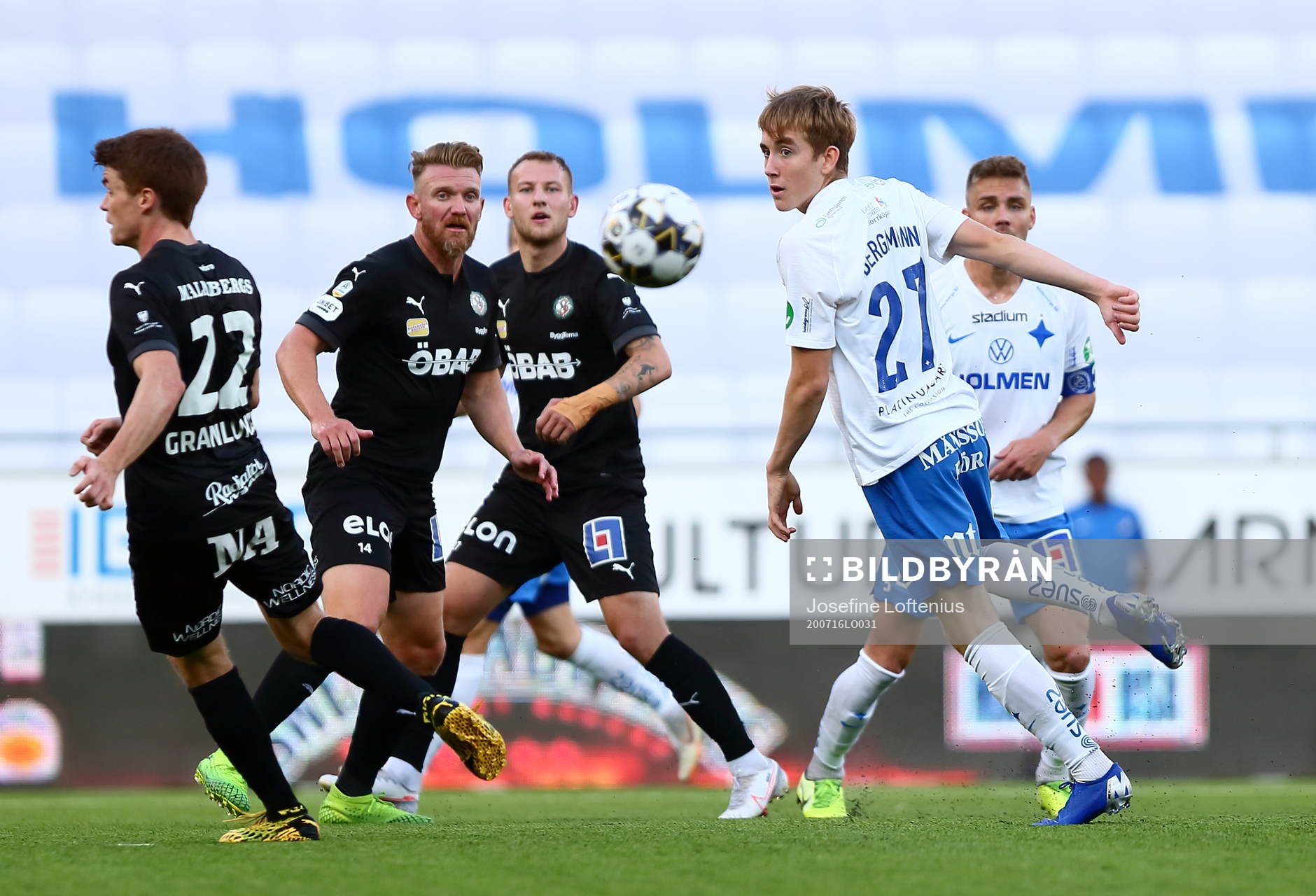 IFK Norrköpings Ísak Bergmann Jóhannessons assist till
