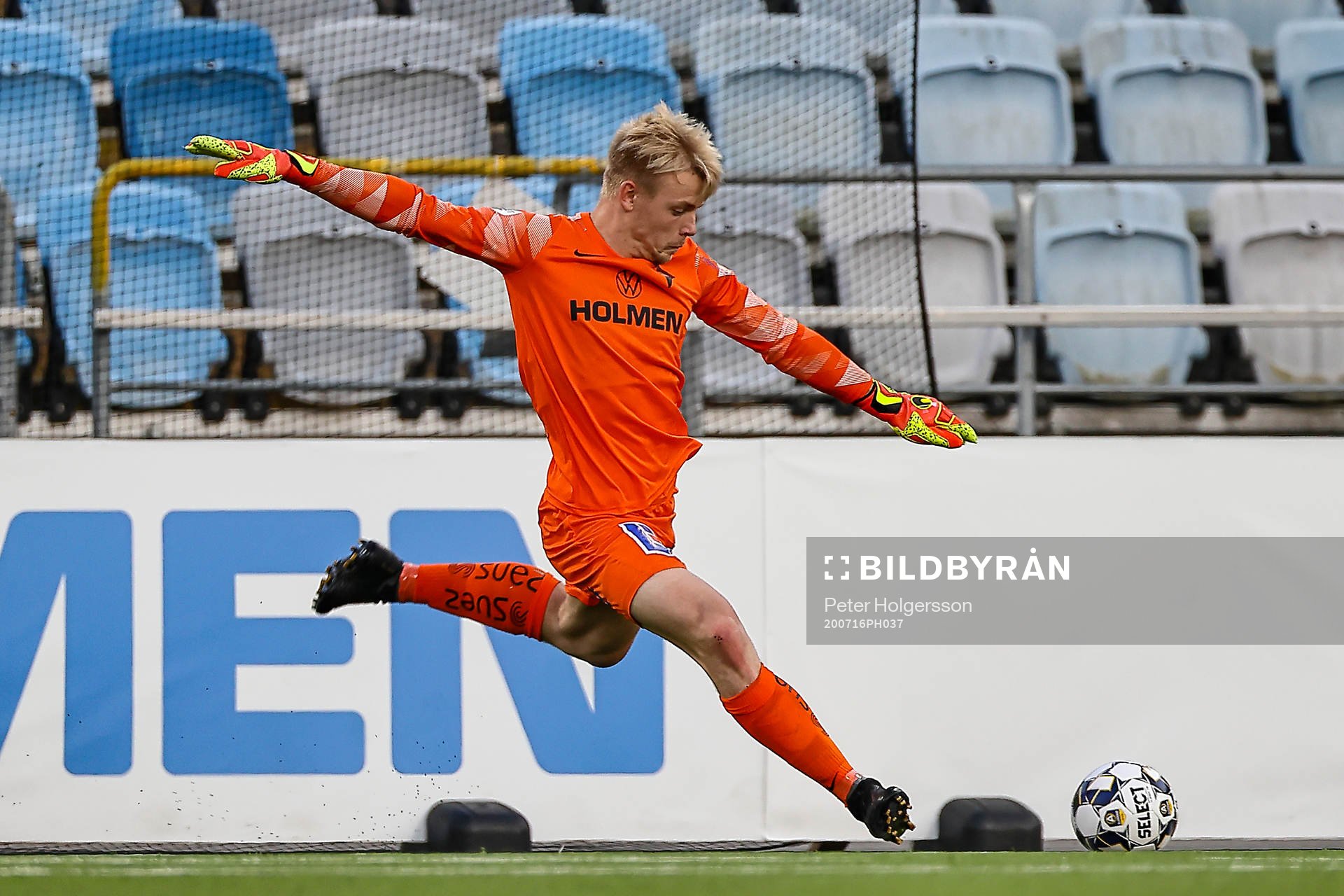 IFK Norrköpings målvakt Isak Pettersson