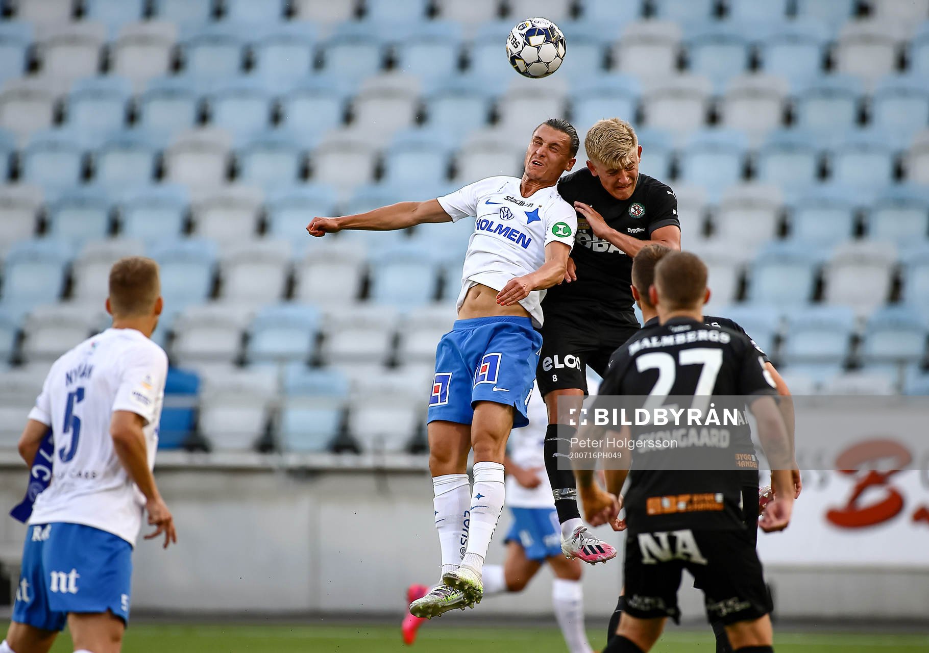 IFK Norrköpings Jonathan Levi och Örebros Dennis Collander