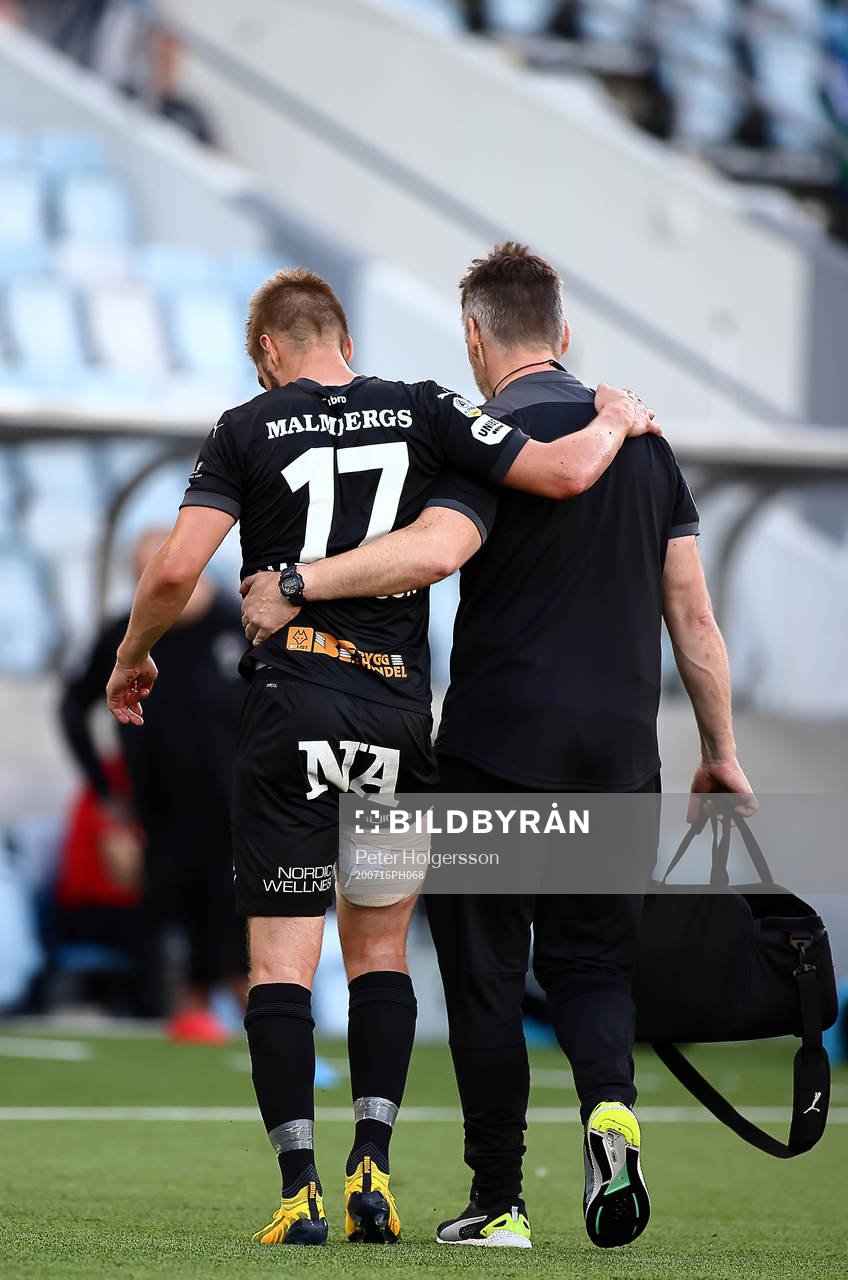 Örebros Johan Mårtensson skadad