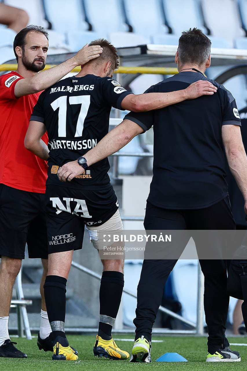Örebros Johan Mårtensson skadad