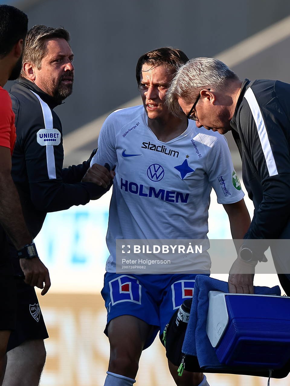 IFK Norrköpings Simon Thern skadad