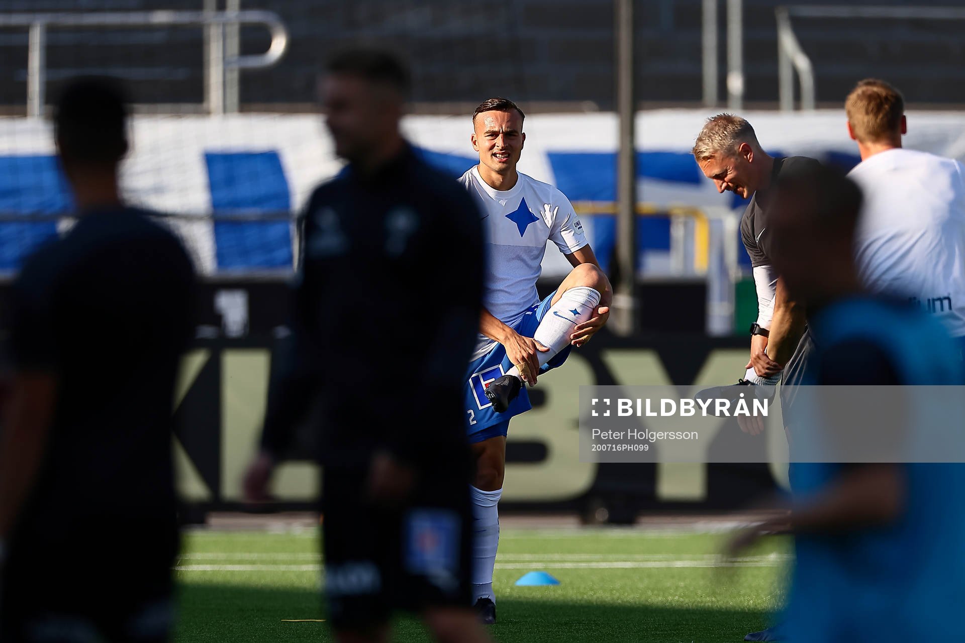 IFK Norrköpings Henrik Castegren före fotbollsmatchen i