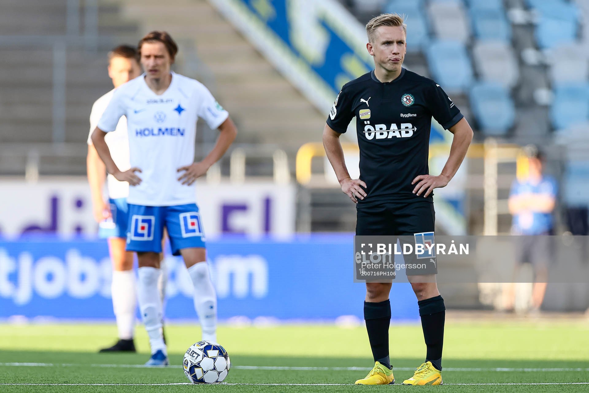 Örebros David Seger före avspark