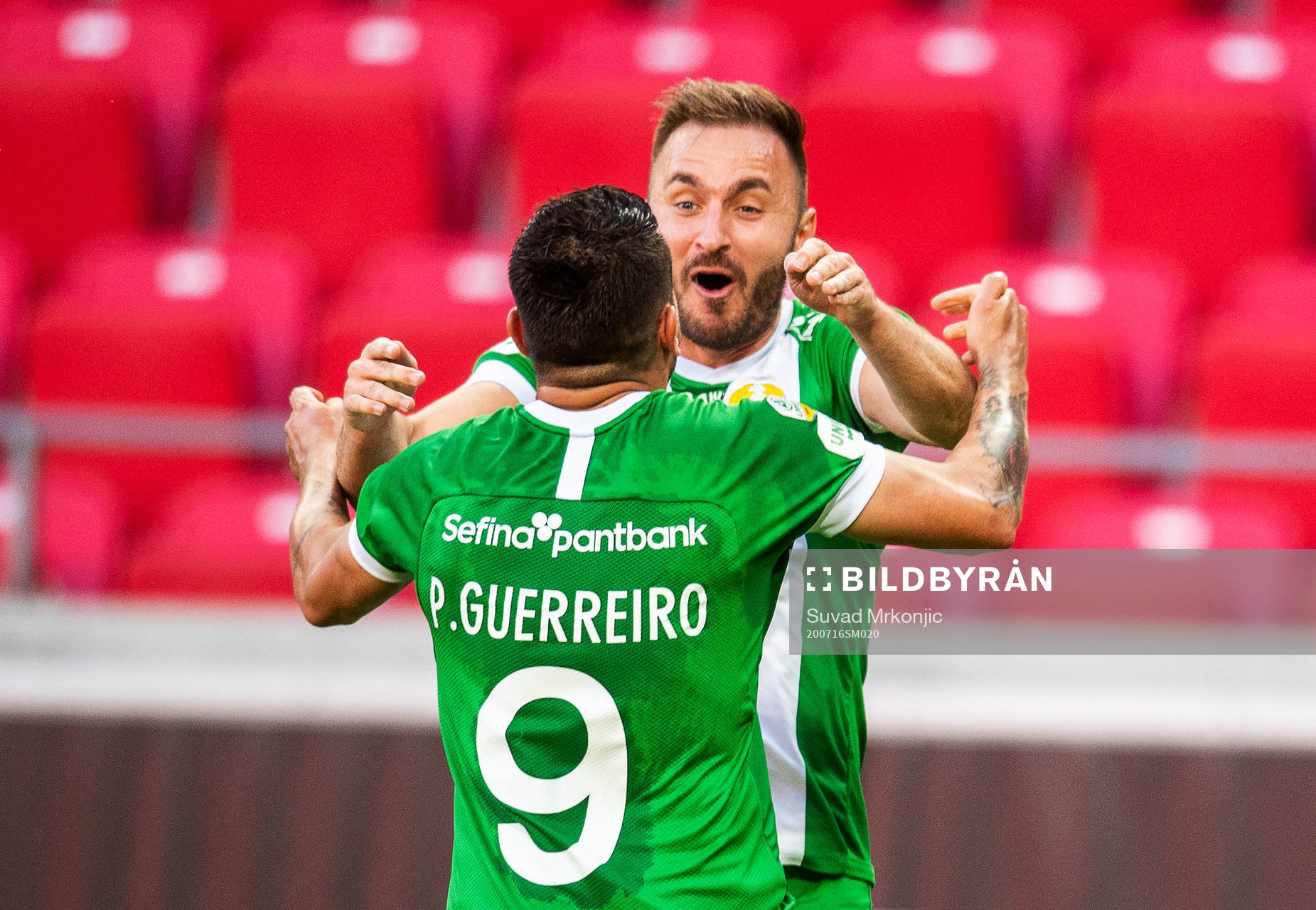 Hammarbys Paulinho jublar