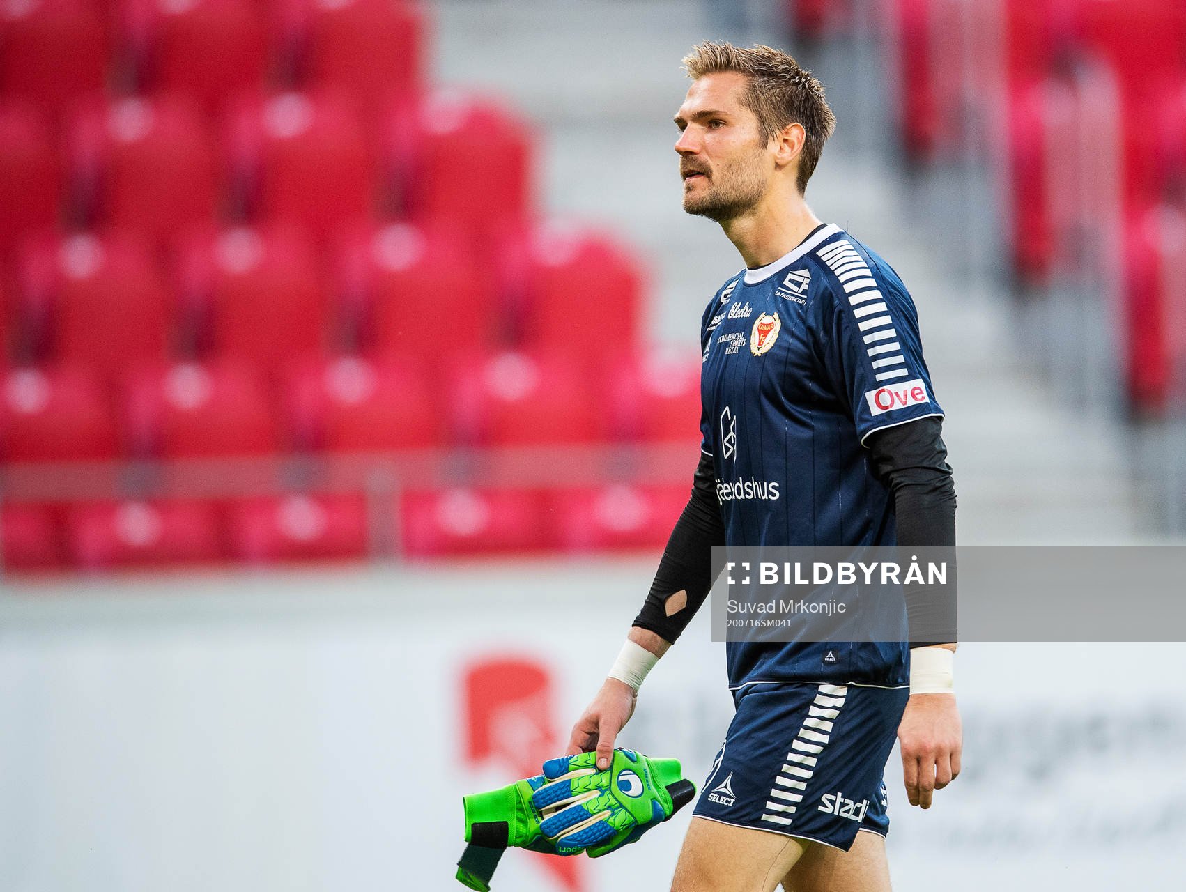 Kalmars målvakt Lucas Hägg-Johansson deppar