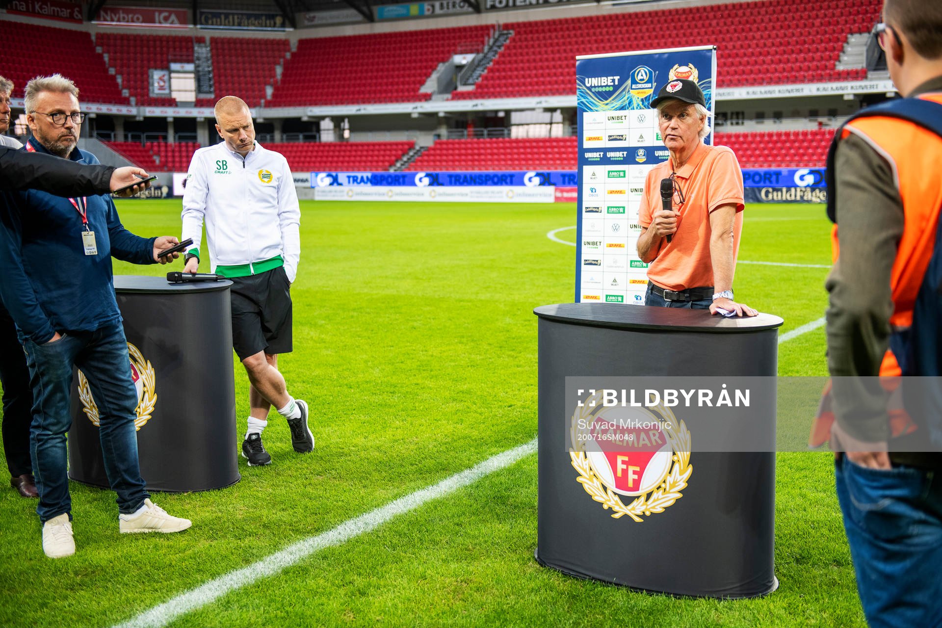 Hammarbys tränare Stefan Billborn och Kalmars tränare