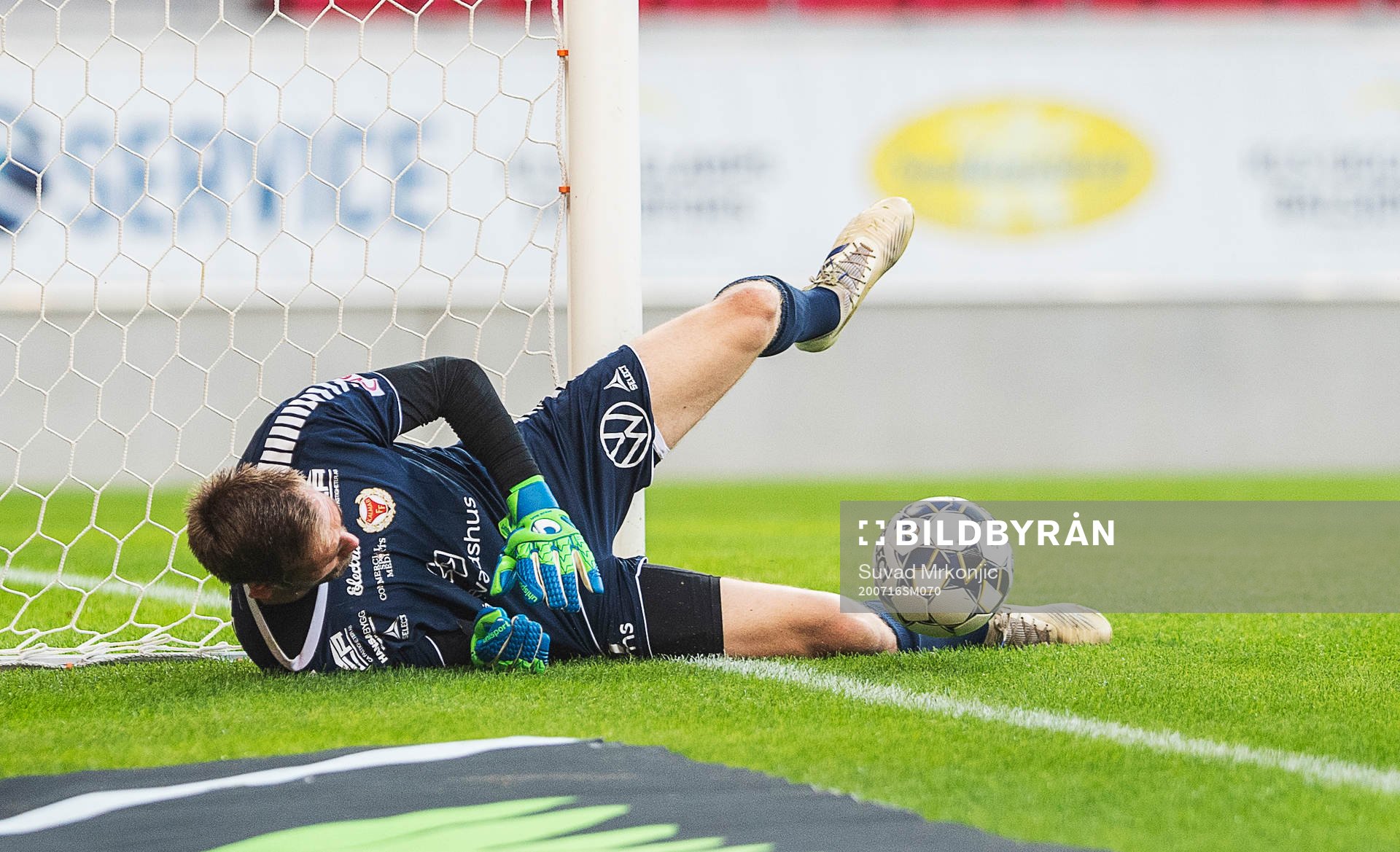 Kalmars målvakt Lucas Hägg-Johansson