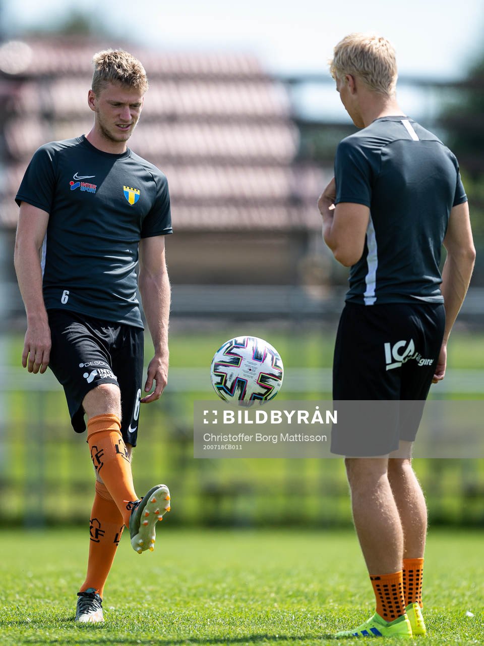 Torns Aron Mar Brynjarsson och Victor Larsson