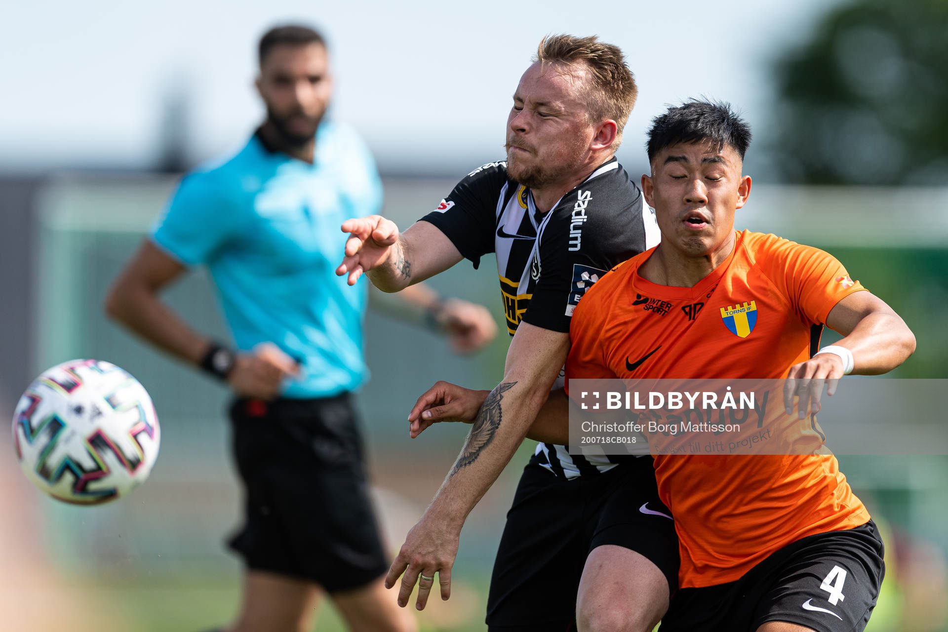 Landskronas Niklas Nielsen och Torns Eddie Tran
