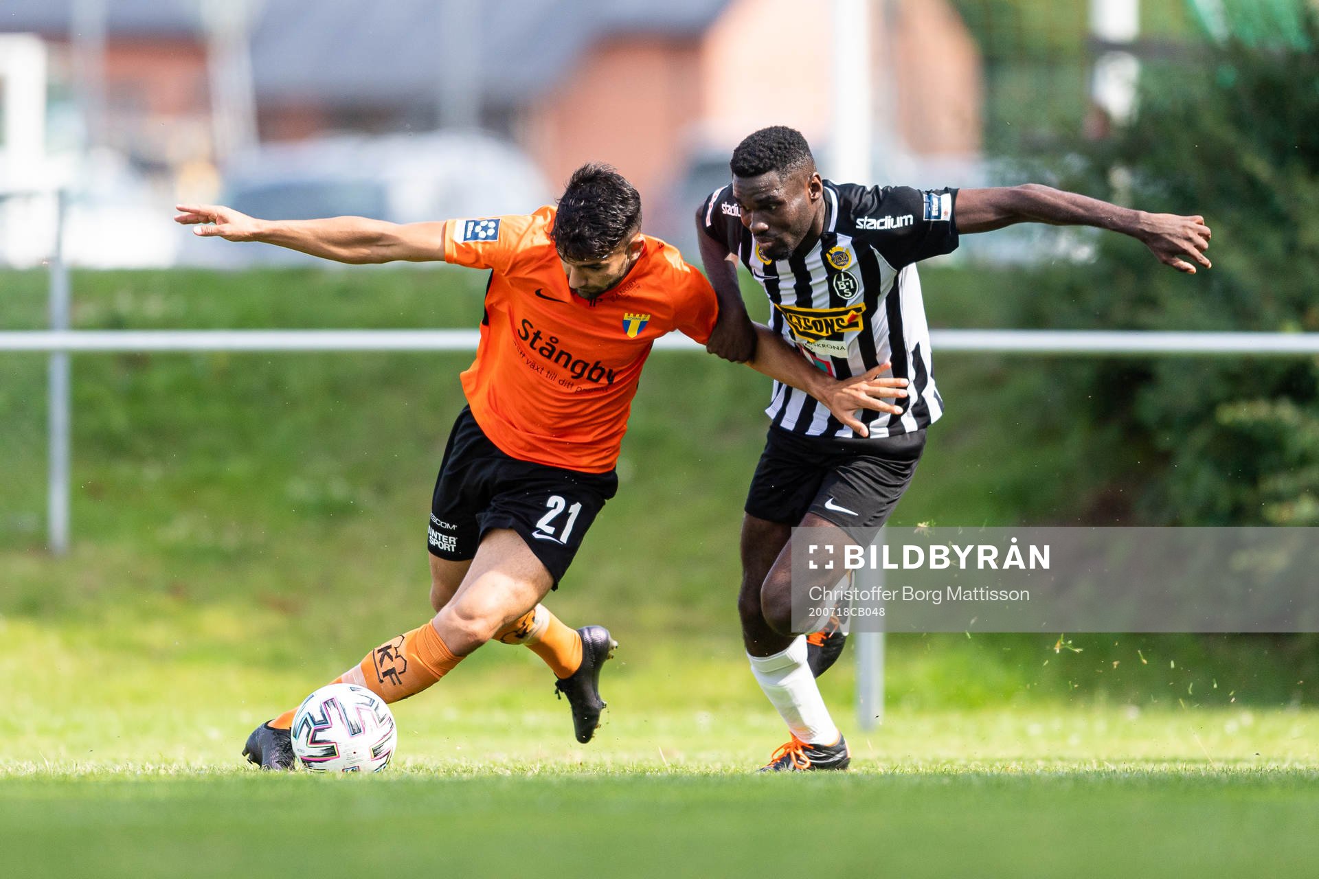 Torns Noor Zadran mot Landskronas Patrick Nwadike