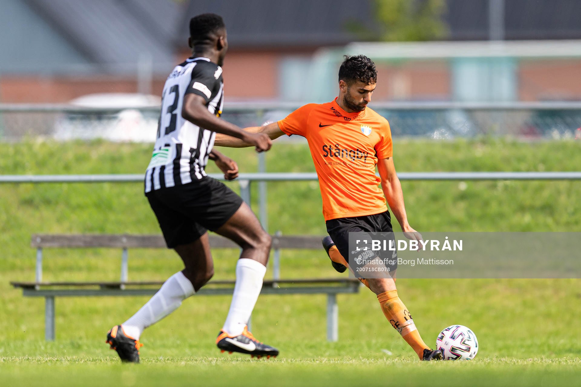 Torns Noor Zadran mot Landskronas Patrick Nwadike