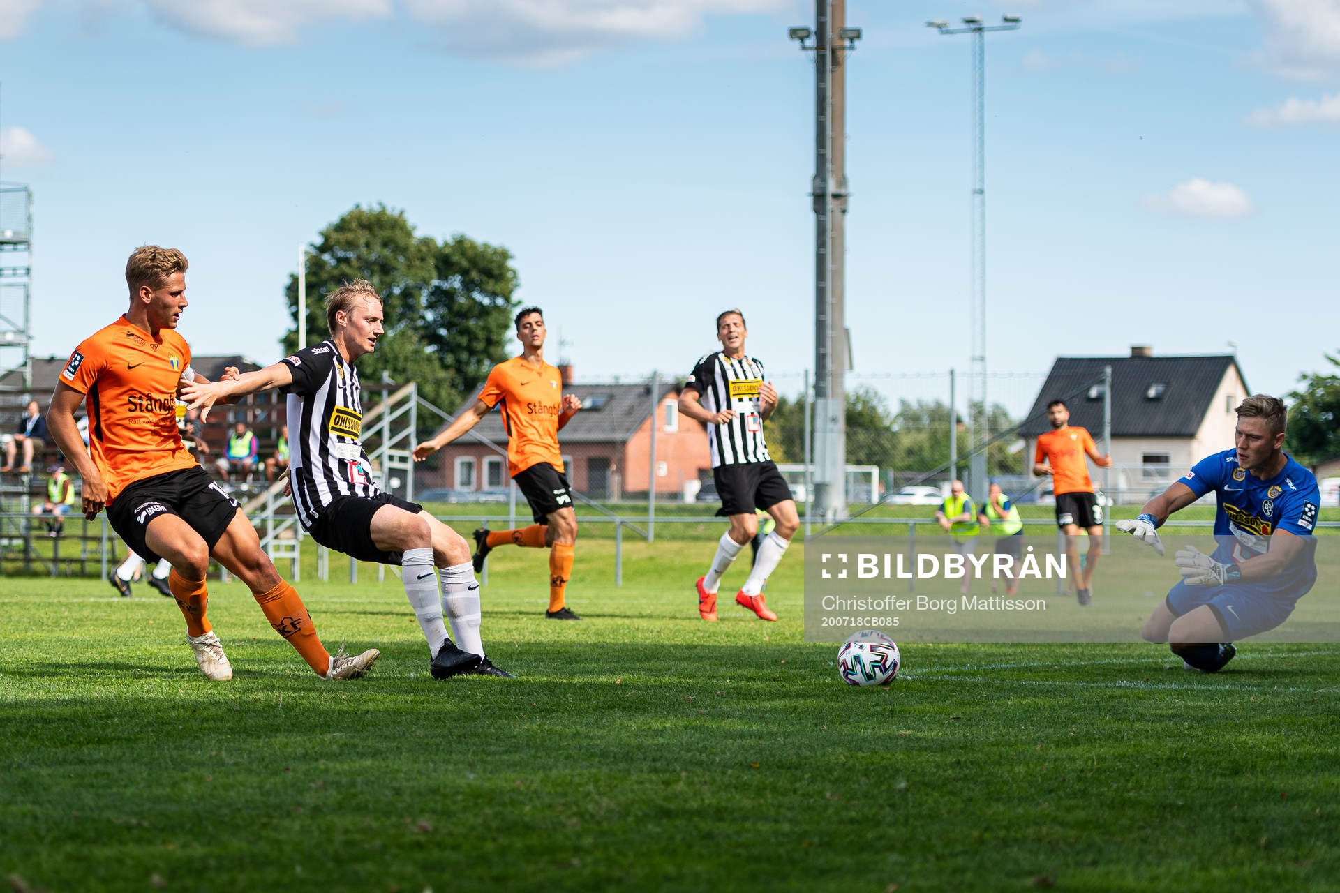 Torns Tobias Karlsson mot Landskronas Måns Ekvall och
