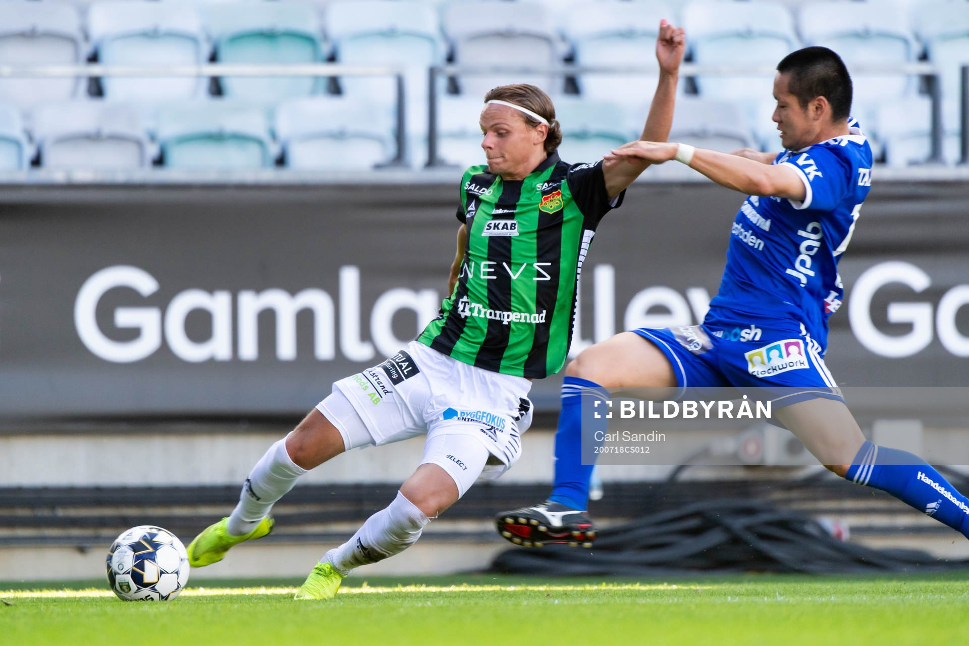 GAIS Fredrik Martinsson och Umeås Soya Takahashi
