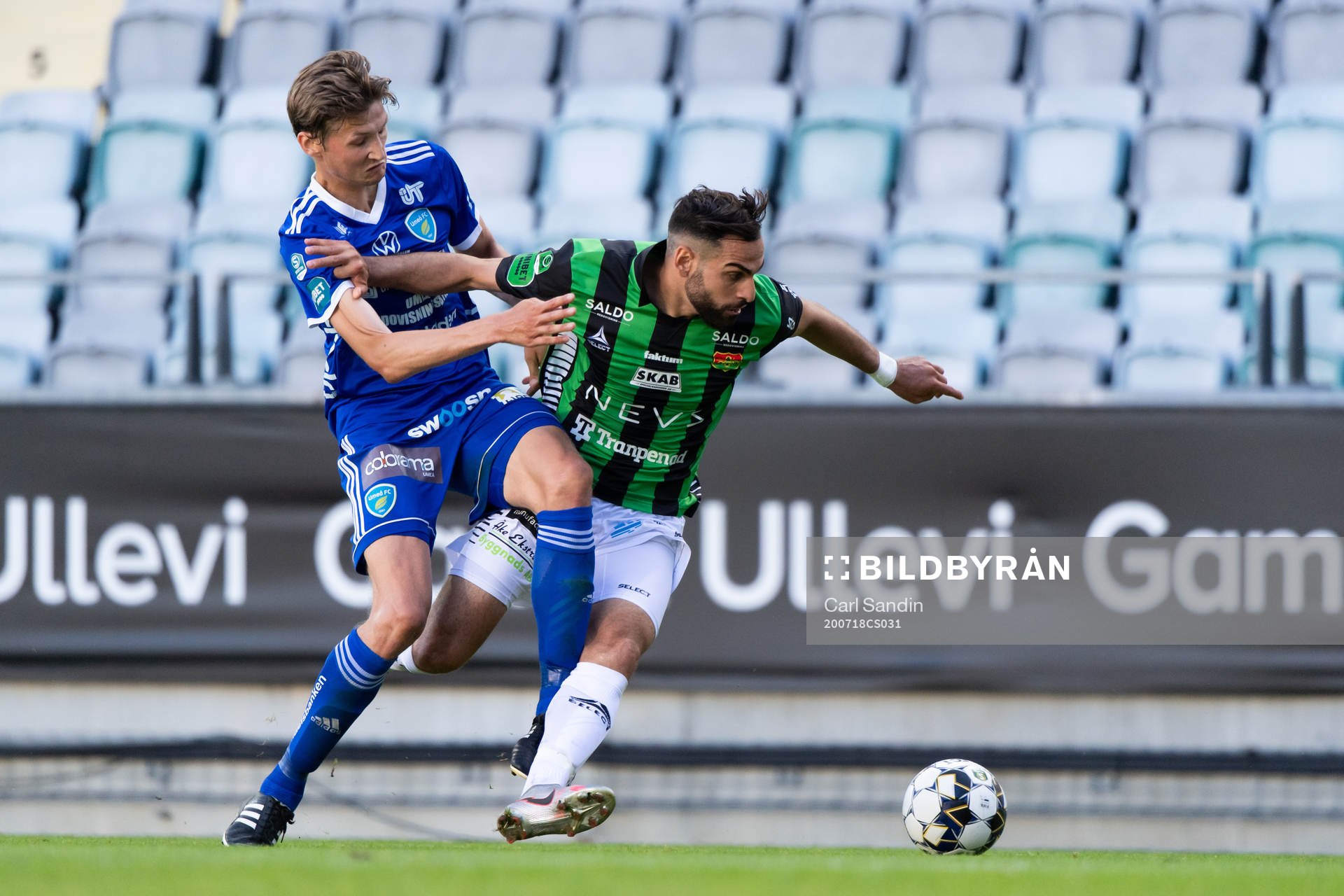 Umeås Mikael Wikström och GAIS Mervan Celik